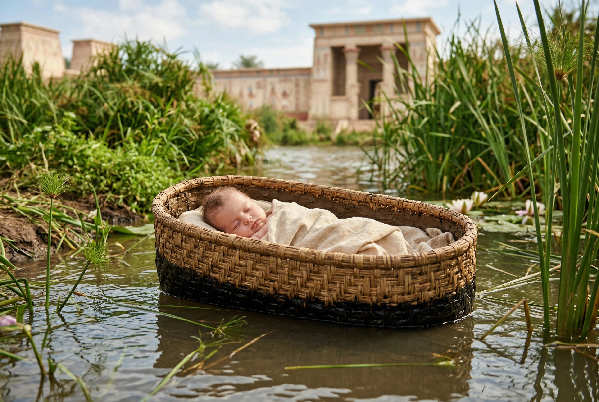 The Infant Prophet Adrift on Nile