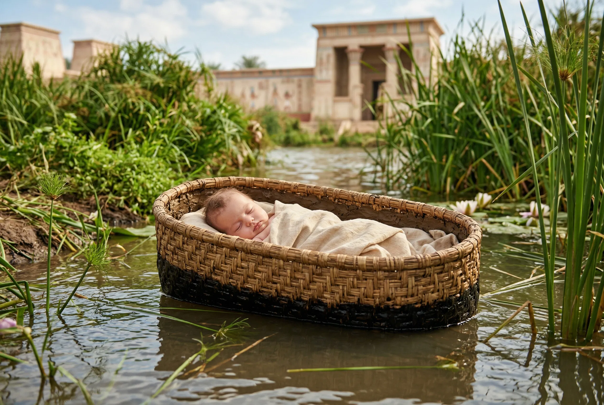 The Infant Prophet Adrift on Nile