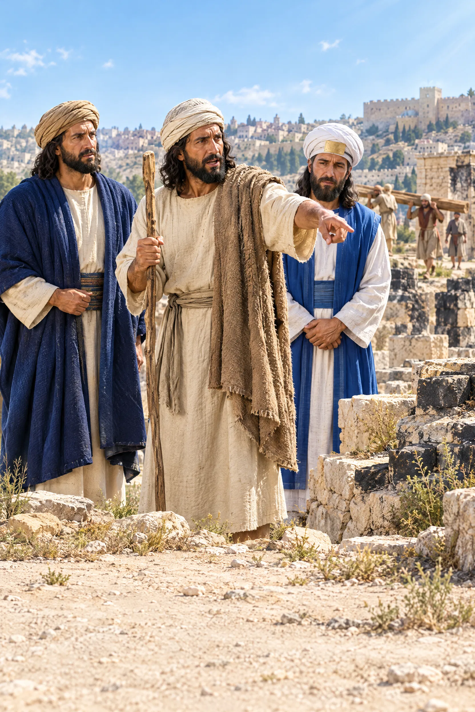 Haggai Calls the Builders to the Ruined Temple