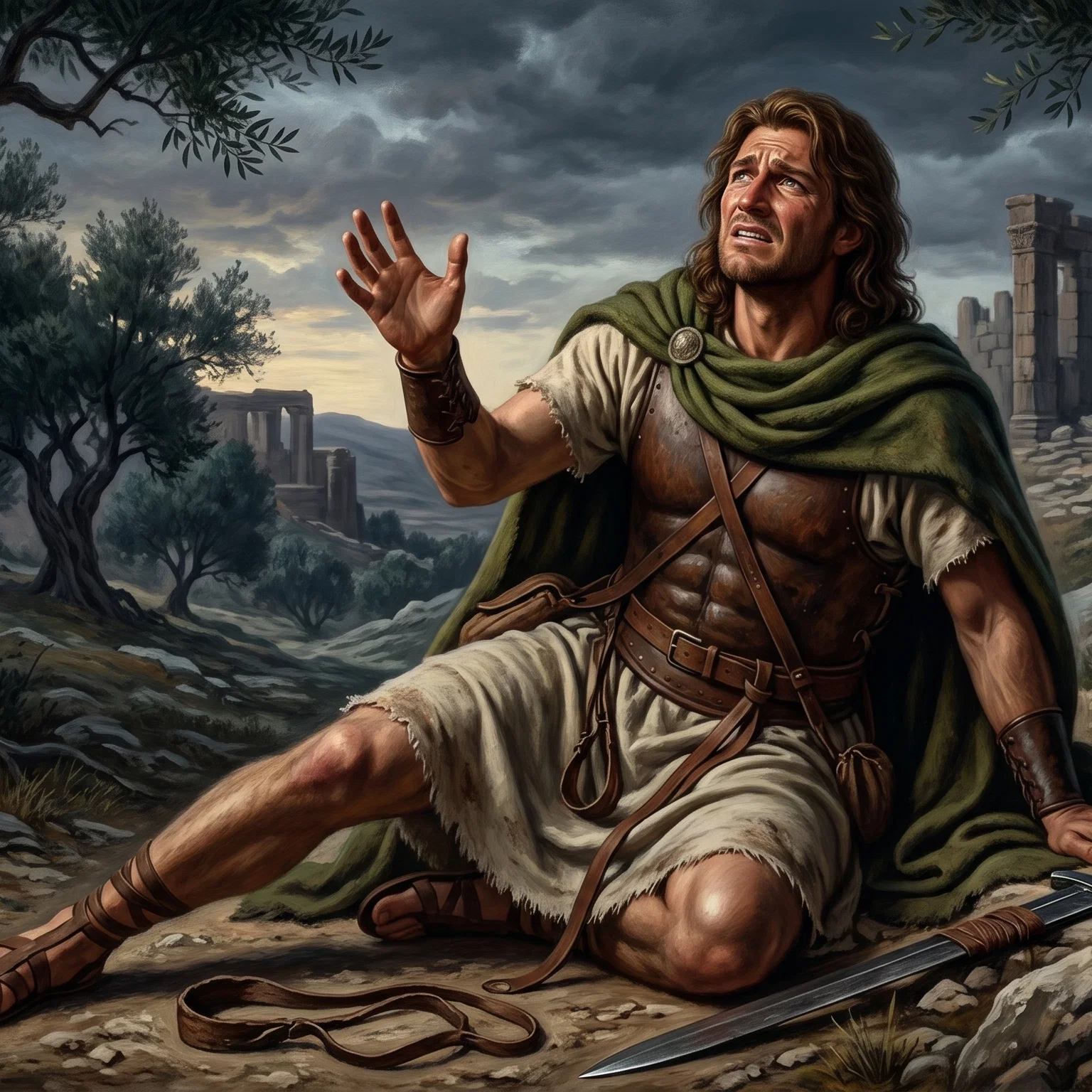 David Seeking Divine Refuge