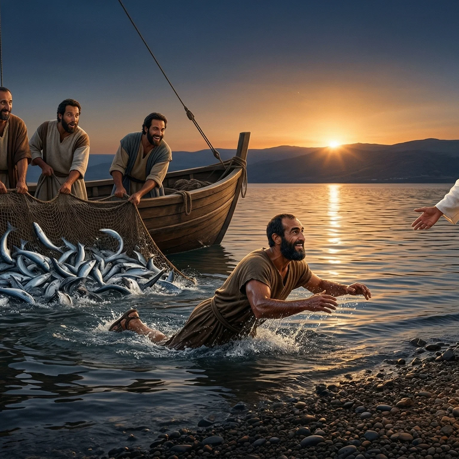 The Dawn Encounter at Tiberias