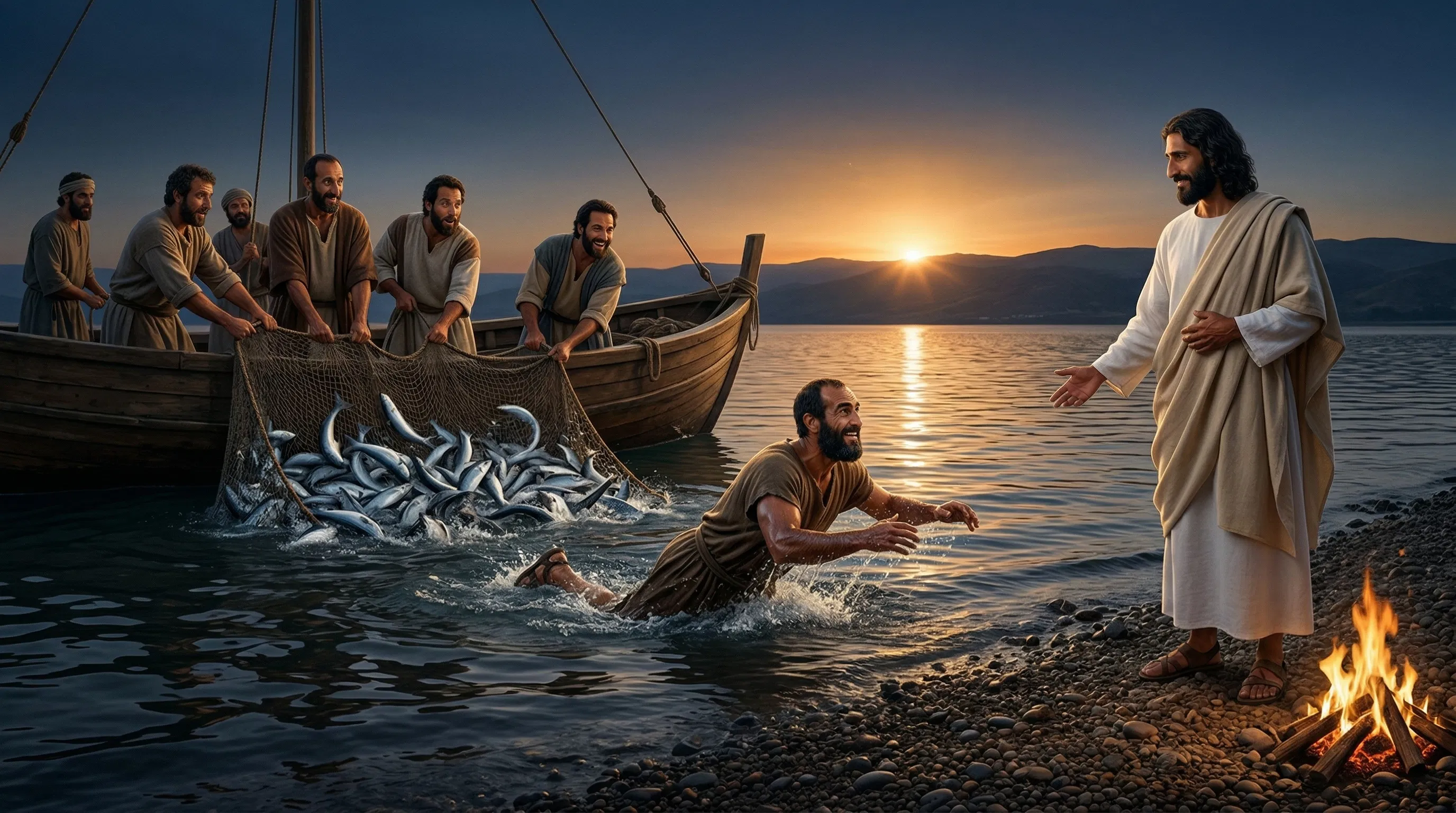 The Dawn Encounter at Tiberias