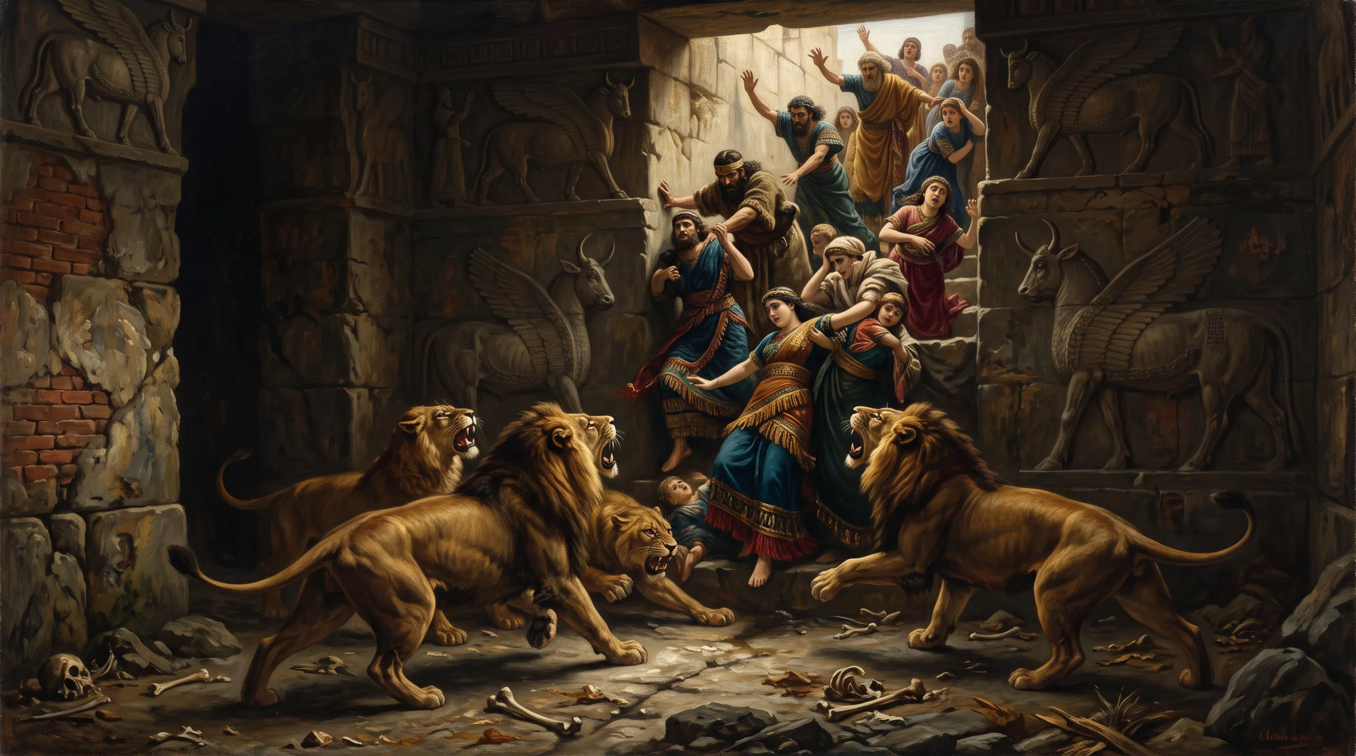 Divine Retribution in the Lions Den
