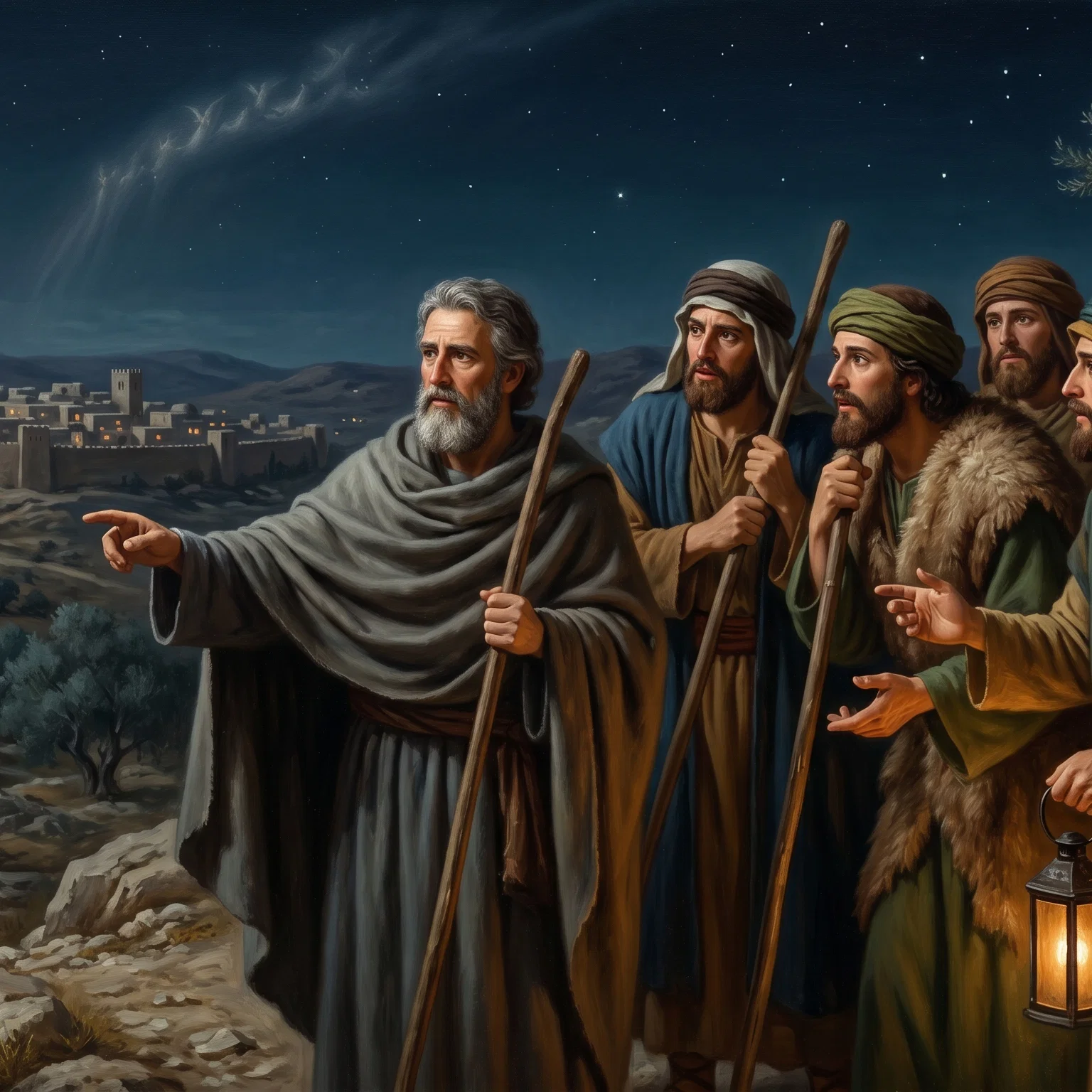 The Shepherds Journey to Bethlehem