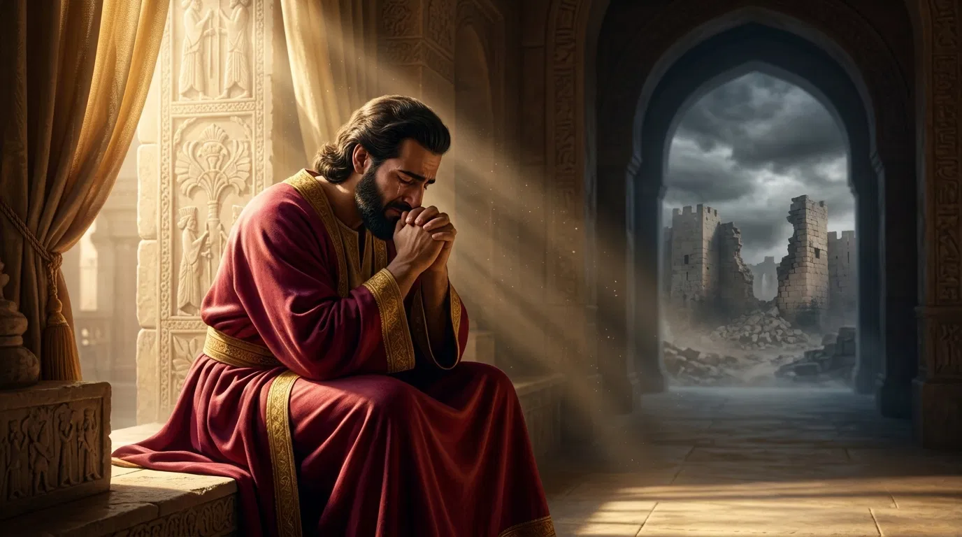 Nehemiah Mourning the Walls of Jerusalem