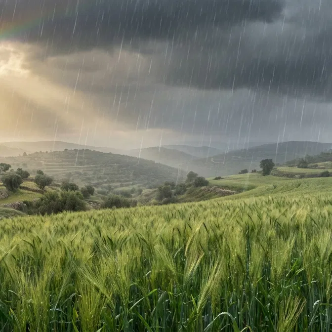 Abundant Harvest Blessing in Judean Hills