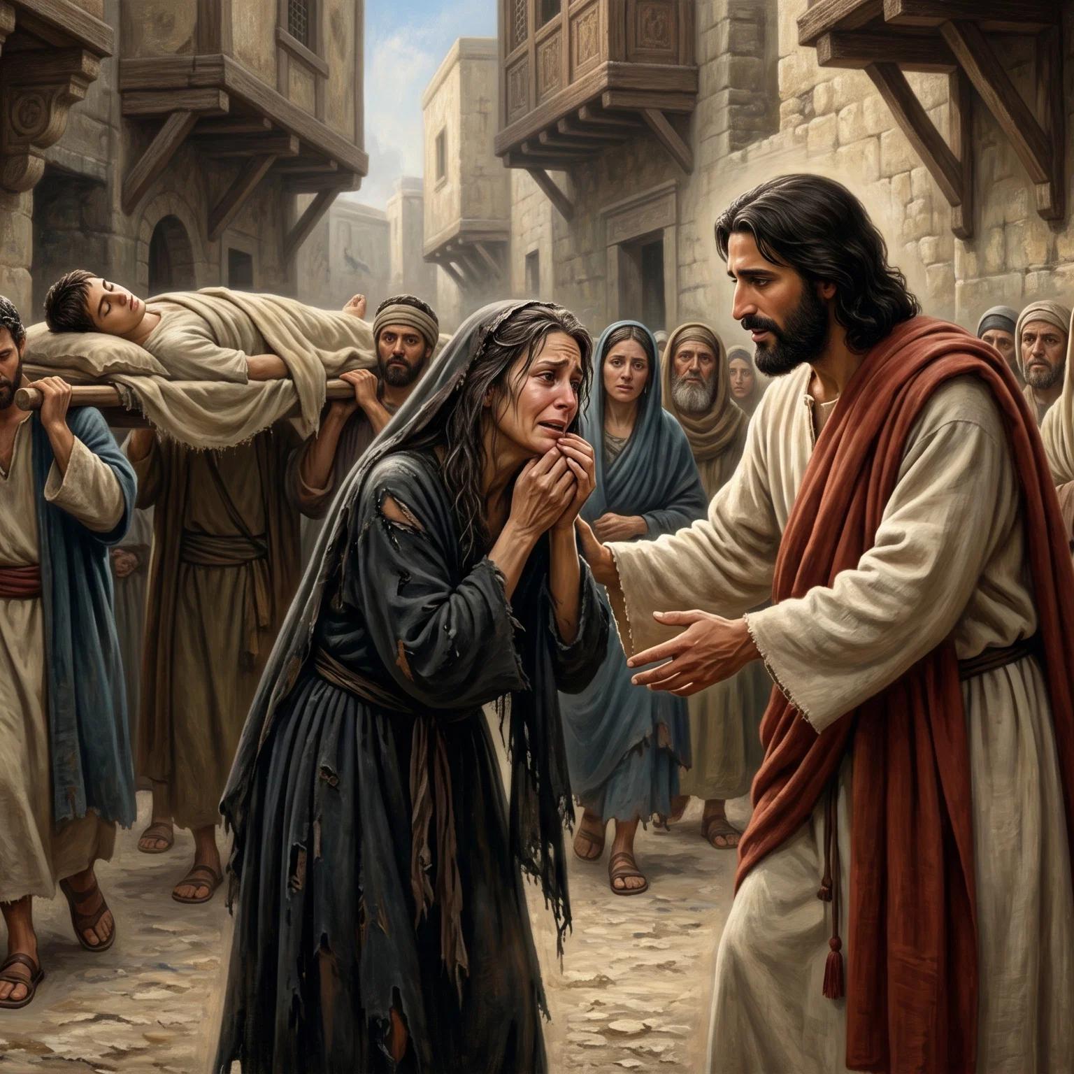 Divine Compassion Amidst Great Sorrow