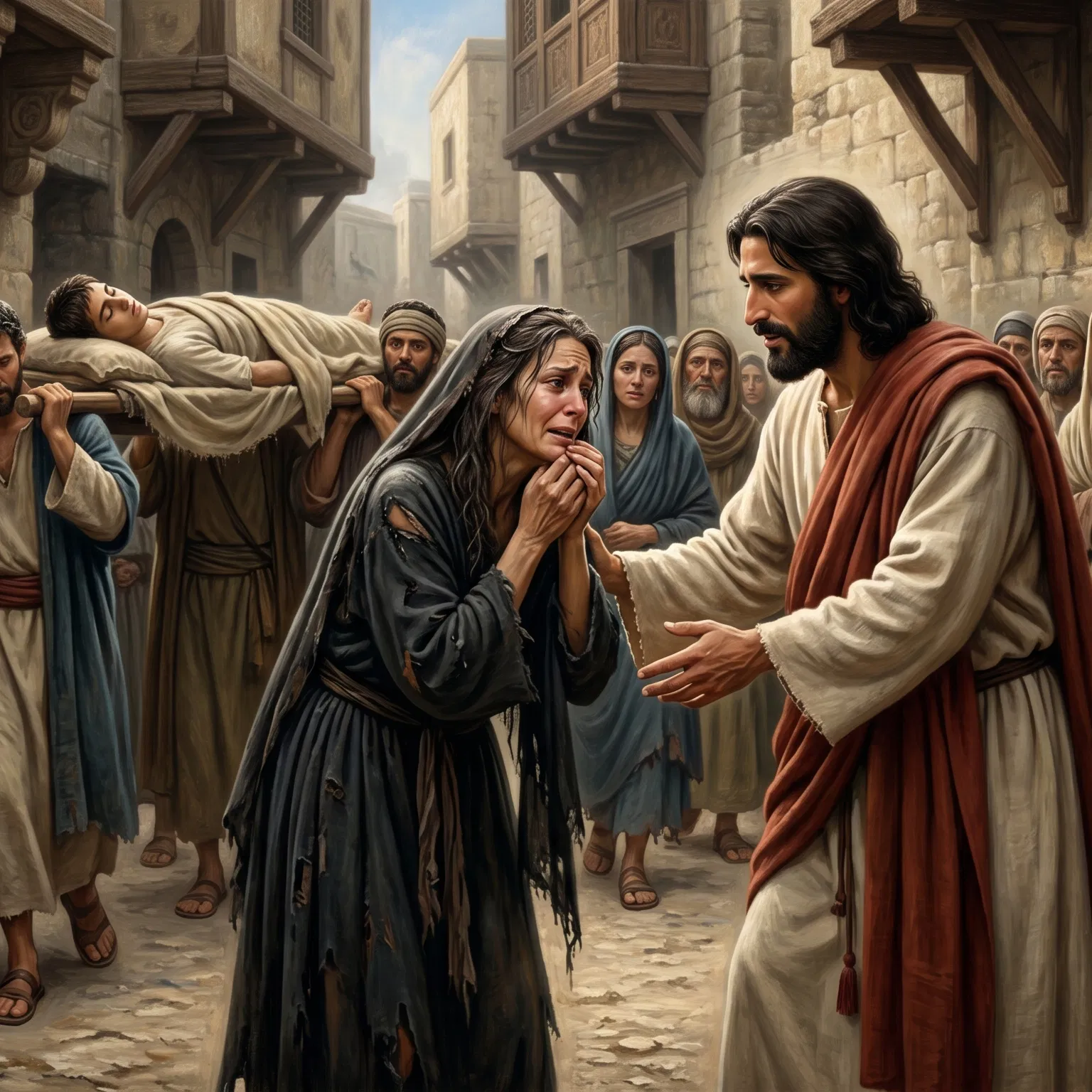 Divine Compassion Amidst Great Sorrow