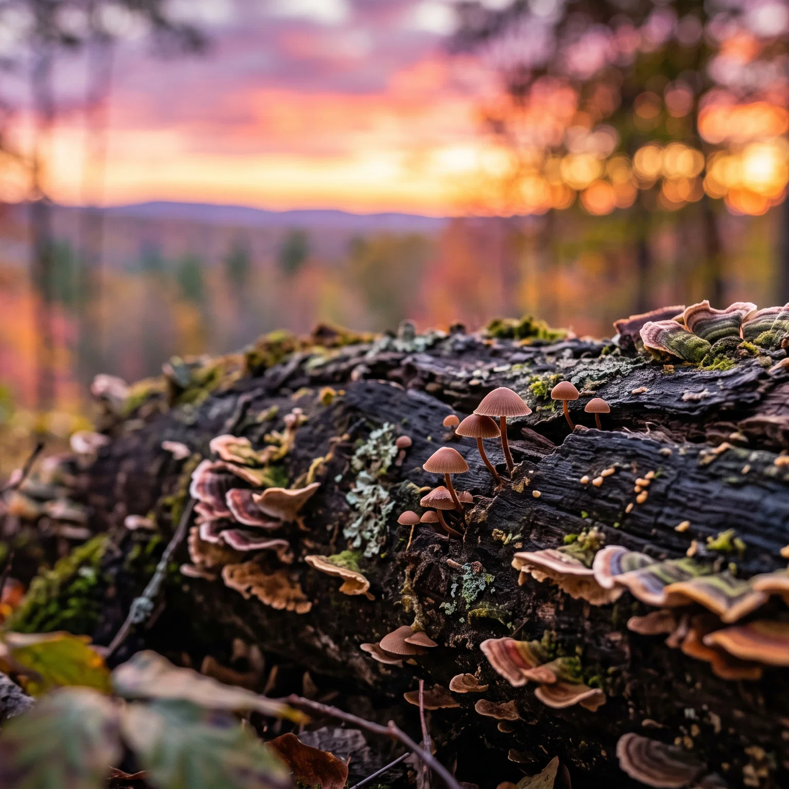 Divine Resurgence Amidst Decaying Wood