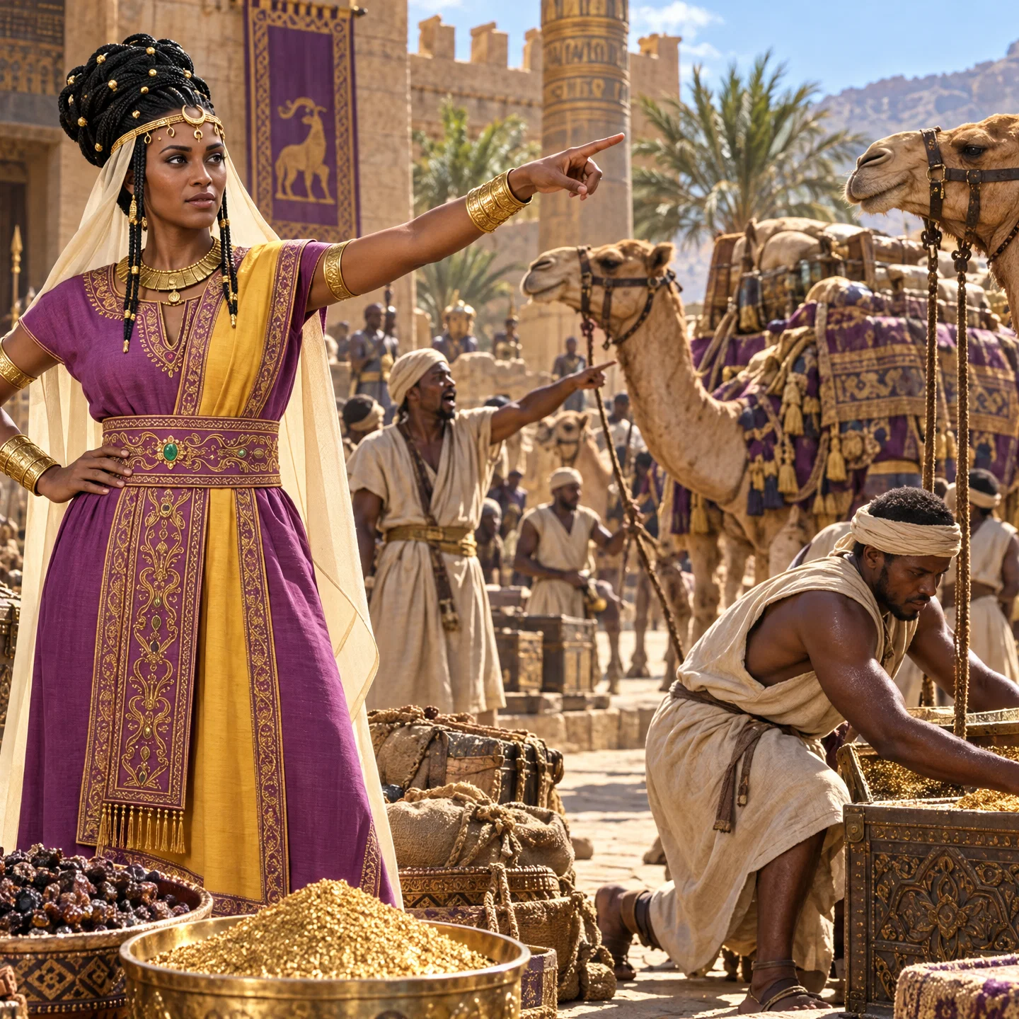 The Queen of Sheba's Golden Caravan
