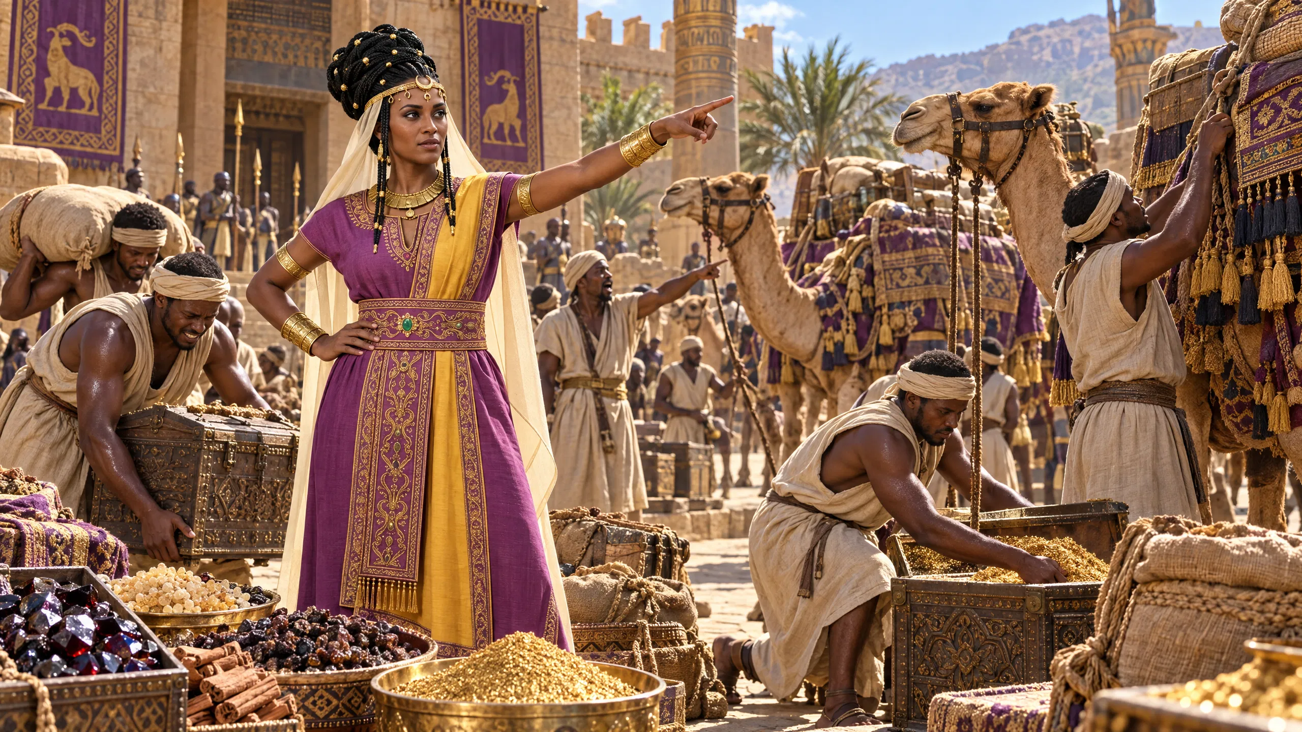 The Queen of Sheba's Golden Caravan