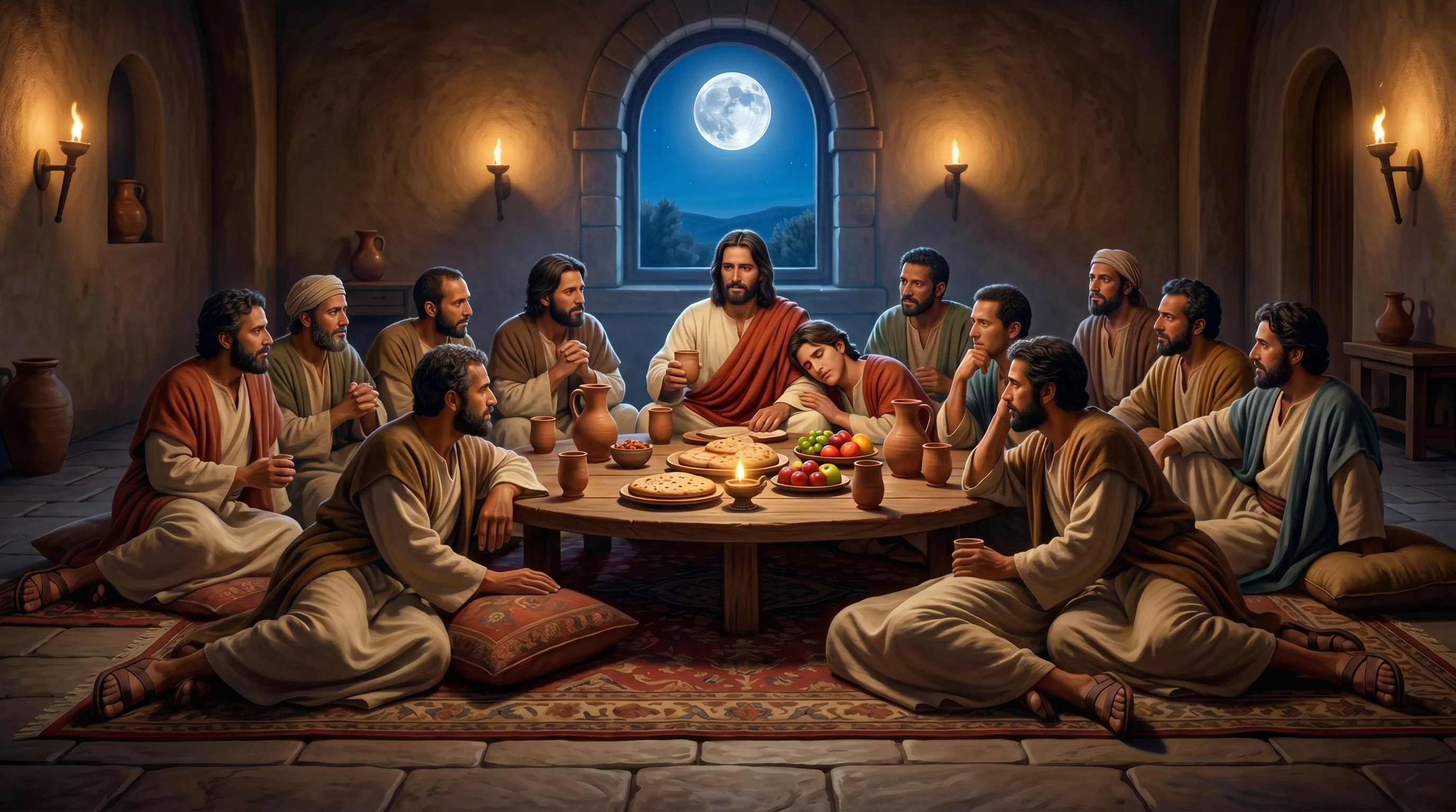 The Last Supper in the Upper Room