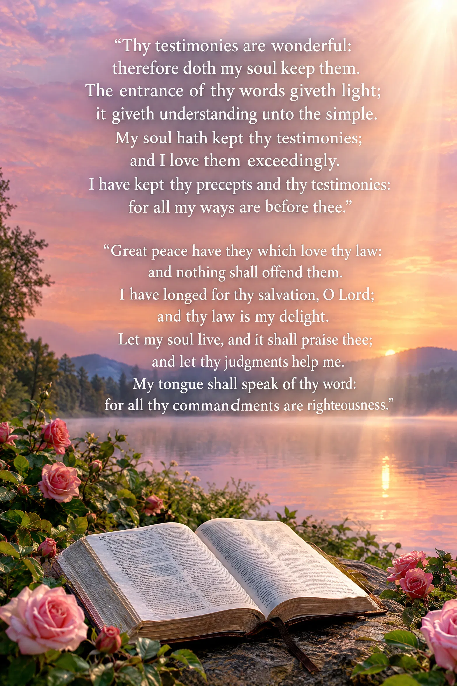 Divine Illumination Upon the Open Word