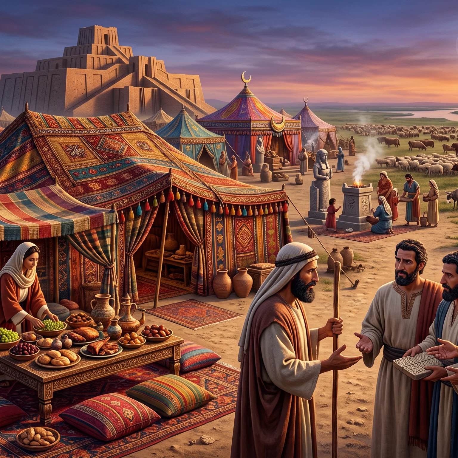 Prosperity Within the Ancient Mesopotamian Encampment