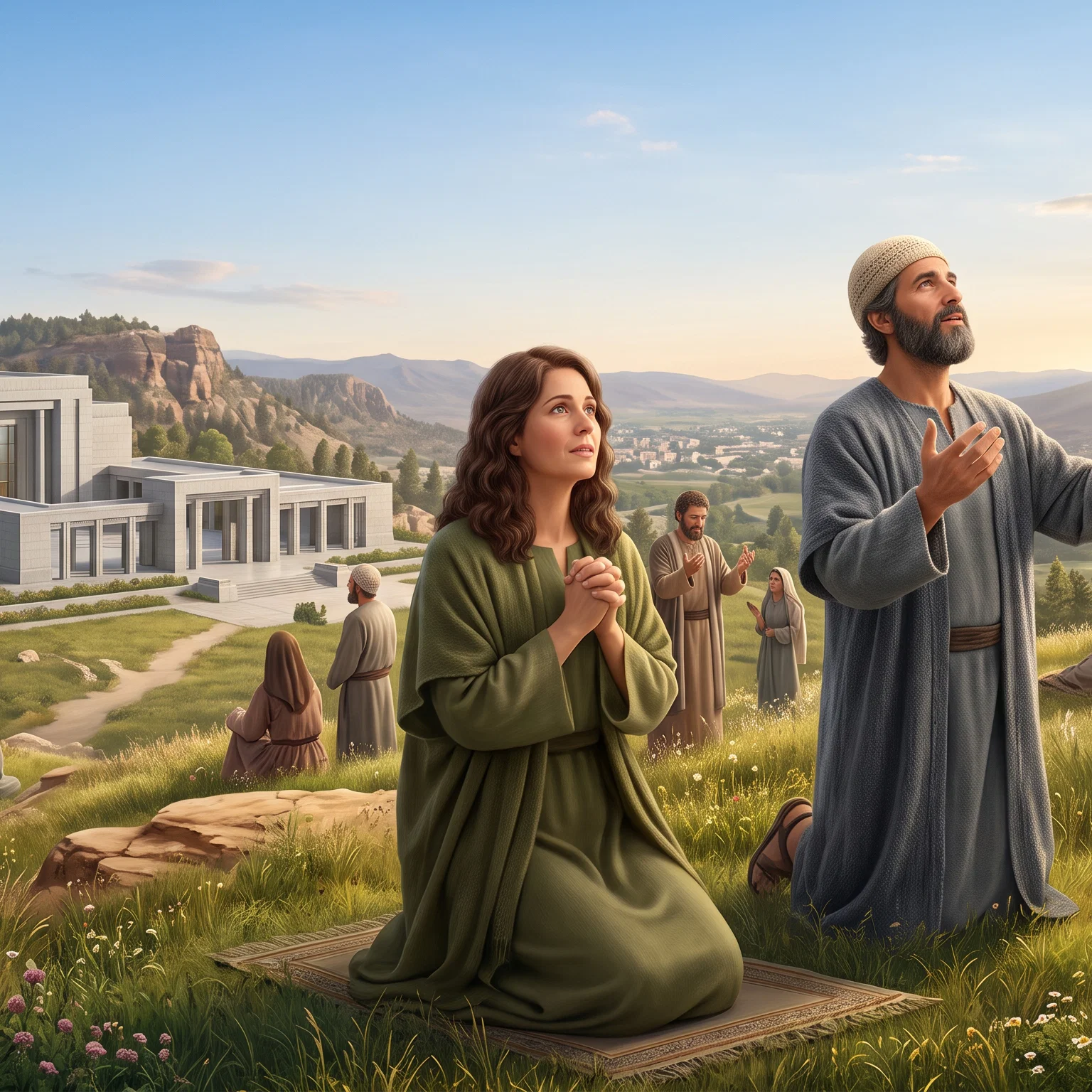 Morning Devotion in the Sacred Light