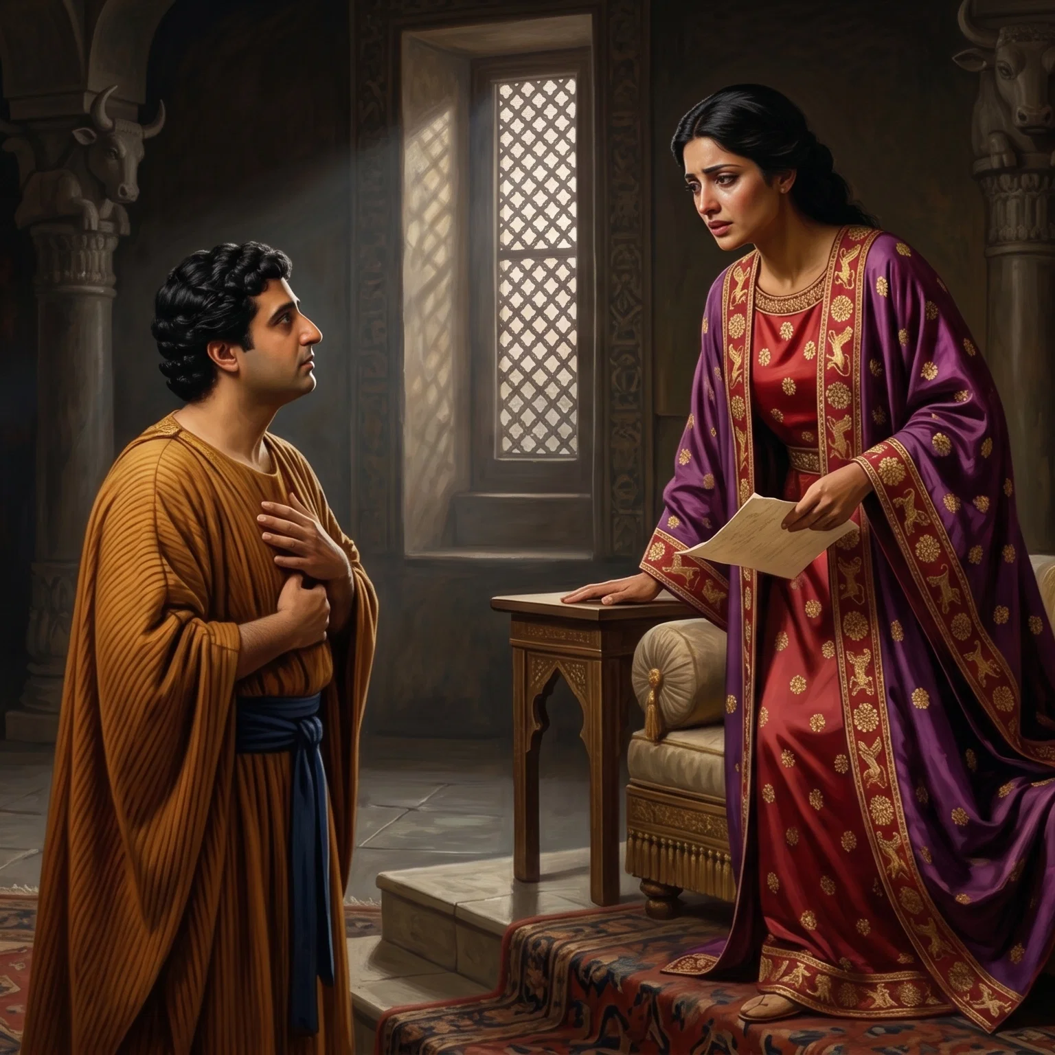 Esther Seeking Counsel in the Palace