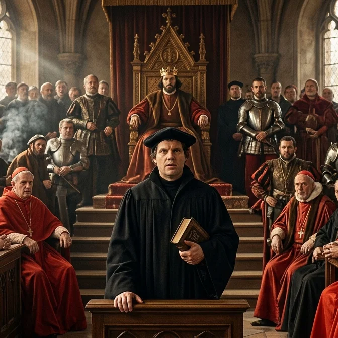 Luther Standing Firm at Worms