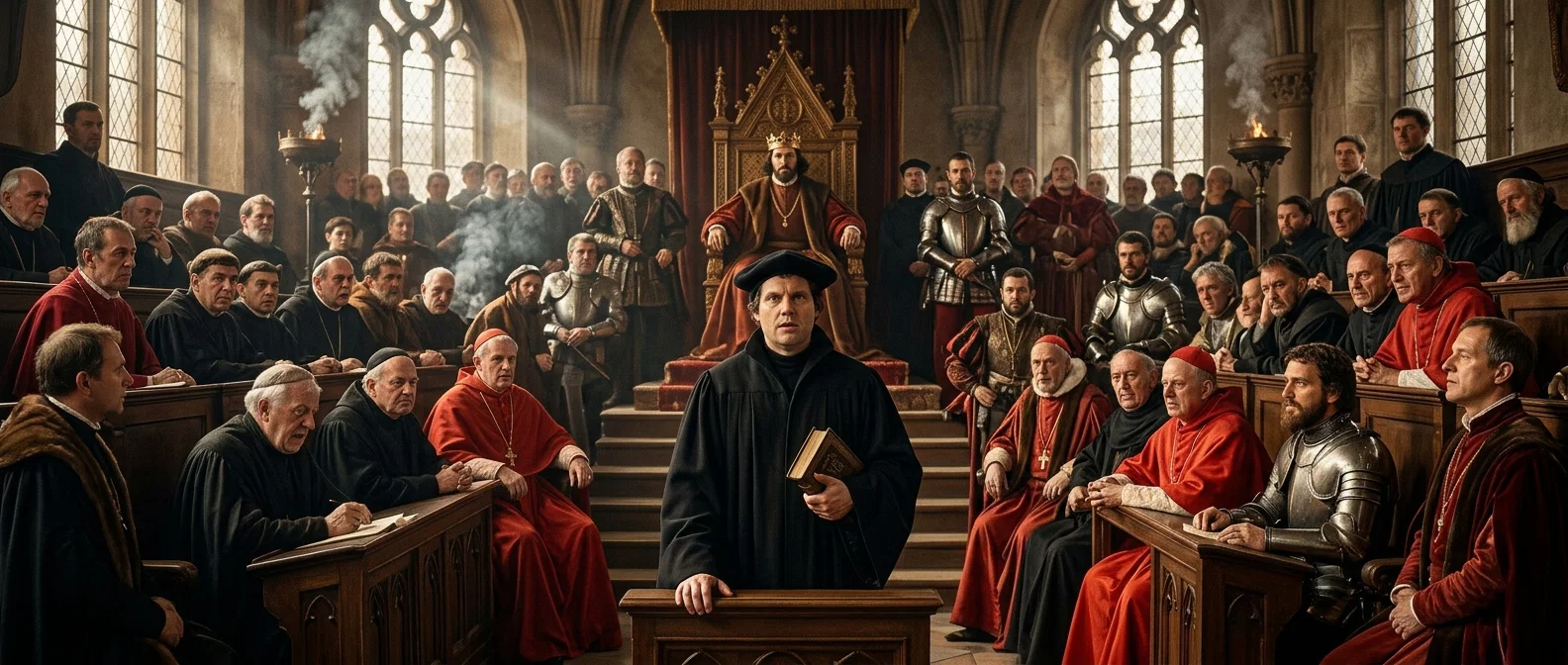 Luther Standing Firm at Worms