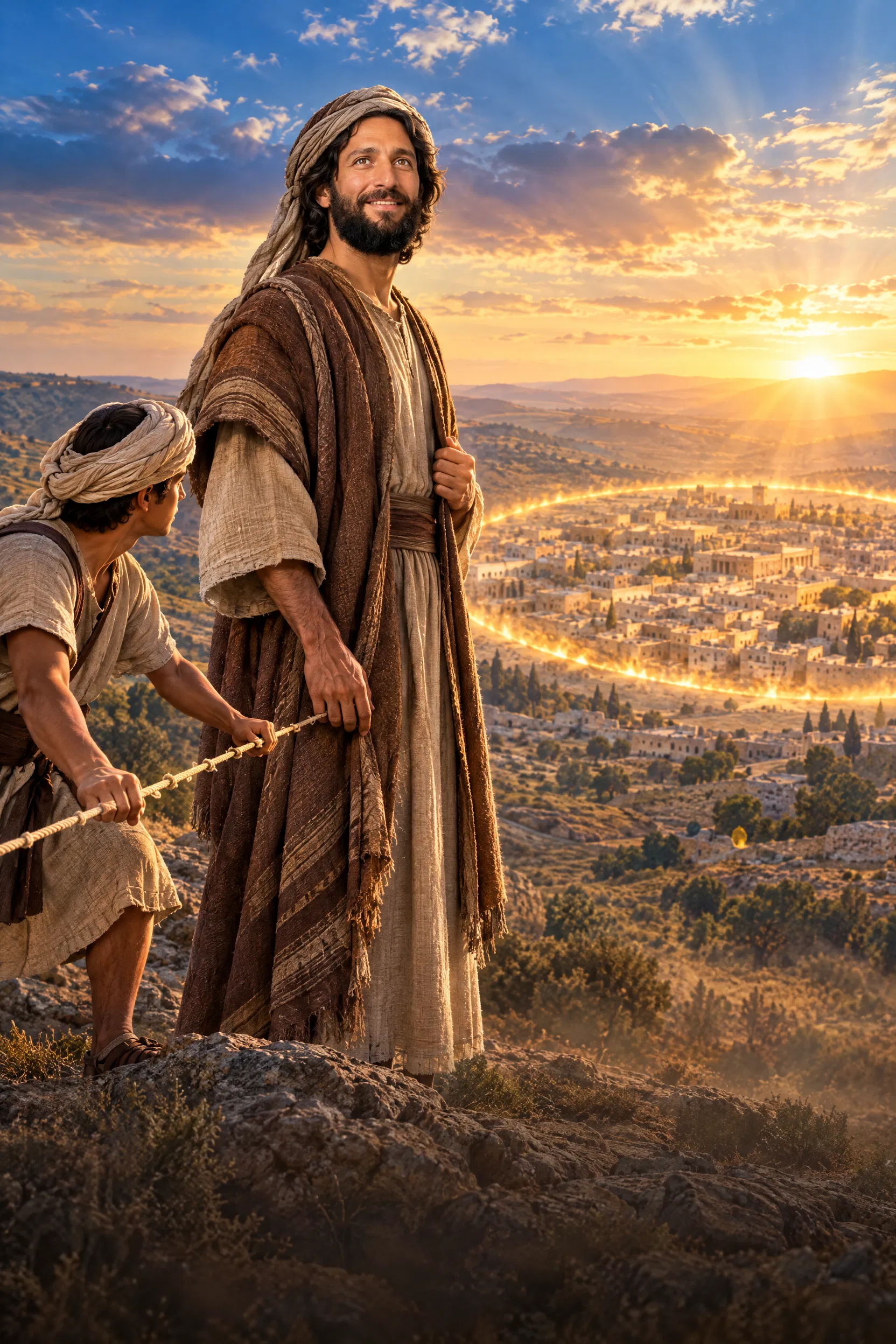 Zechariah Sees the Surveyor Measure Jerusalem