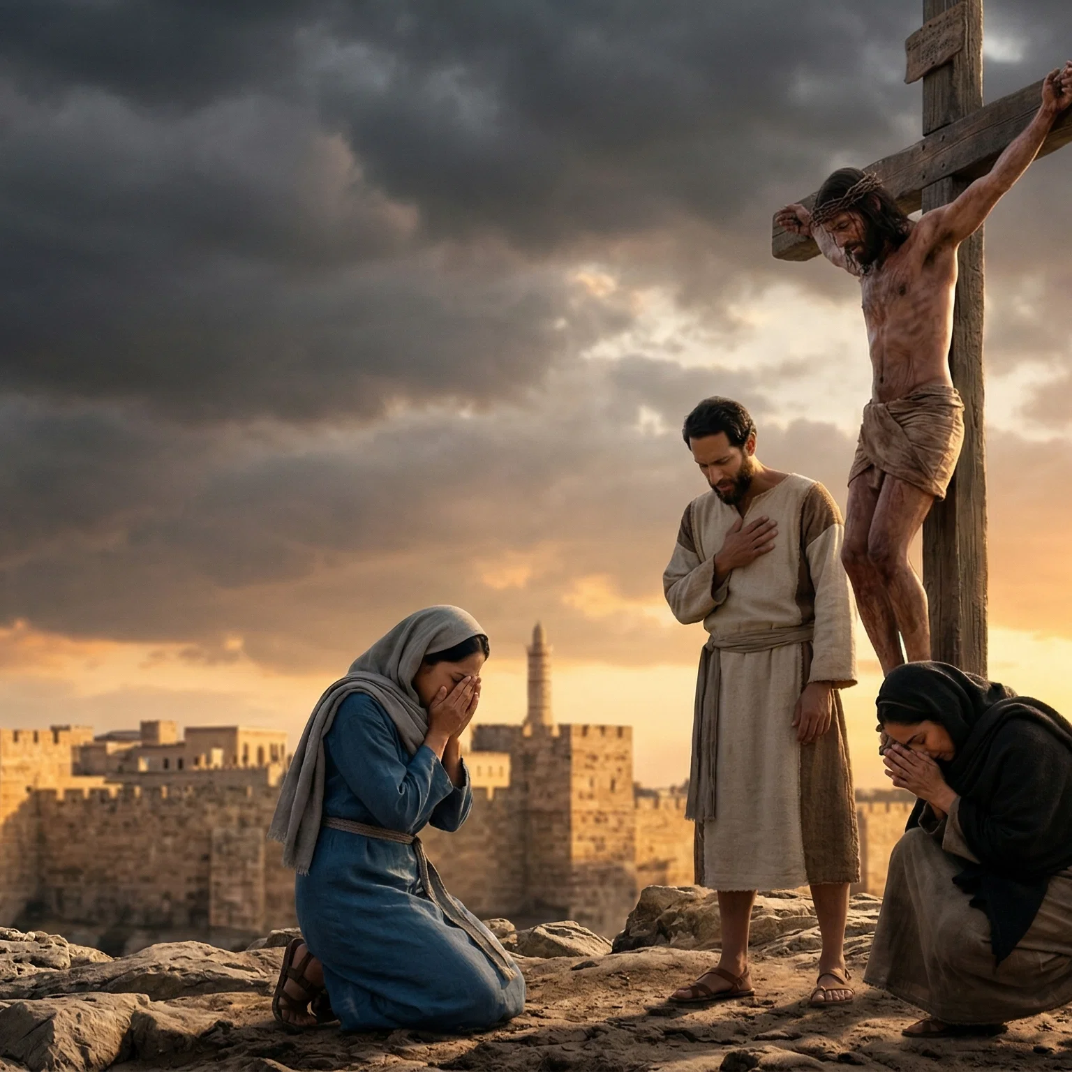 Crucifixion at Twilight