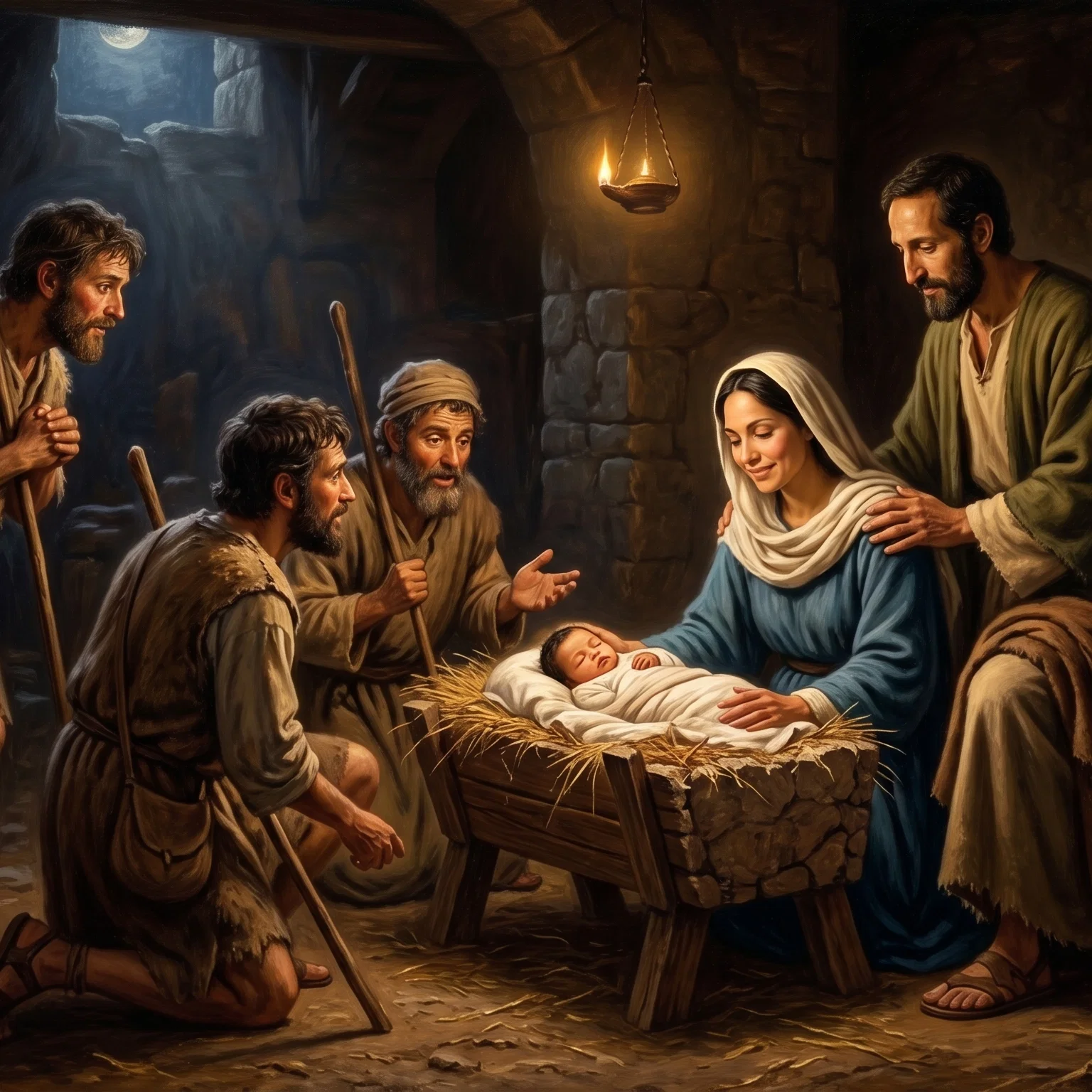 The Humble Night in Bethlehem