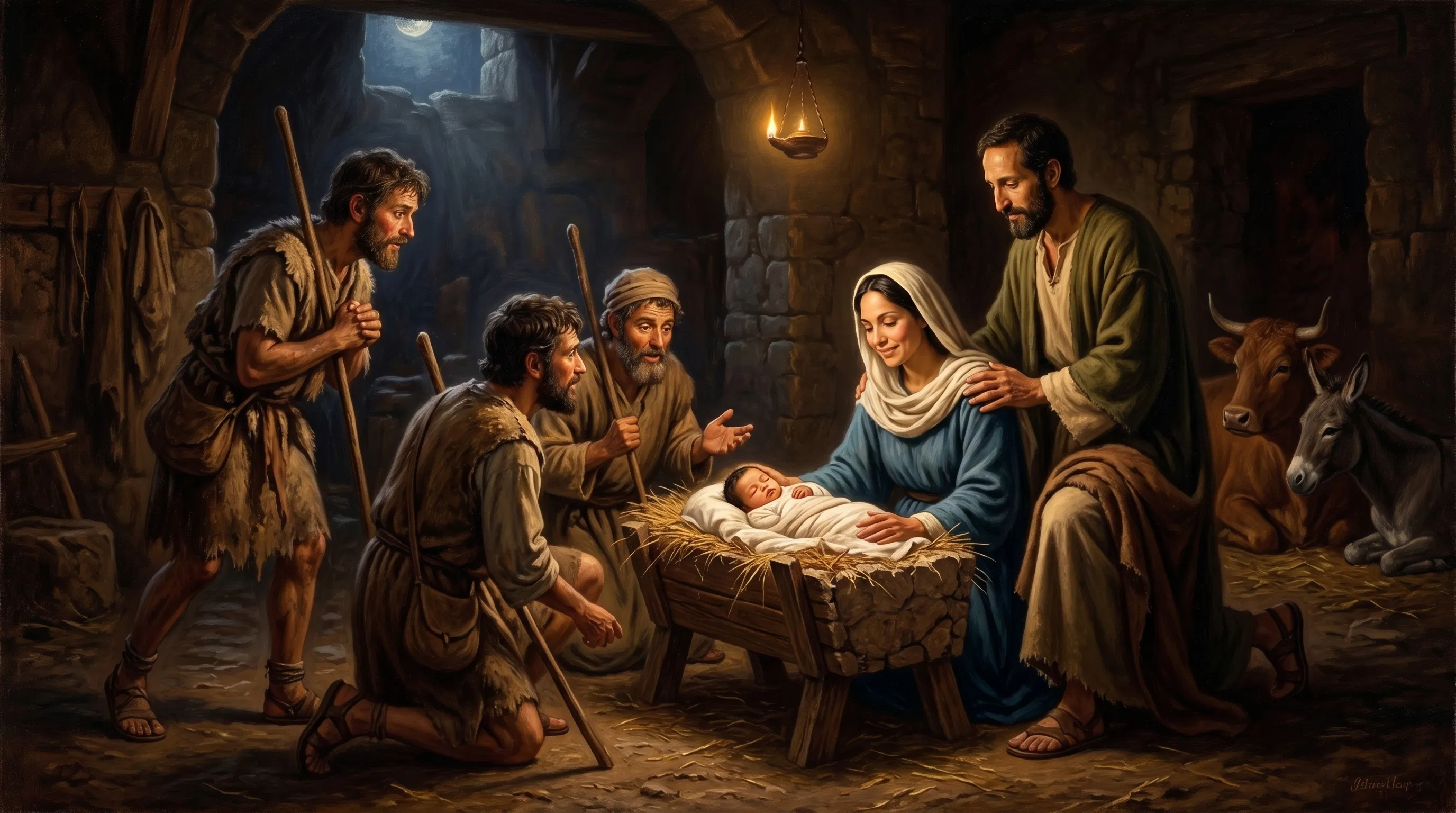 The Humble Night in Bethlehem