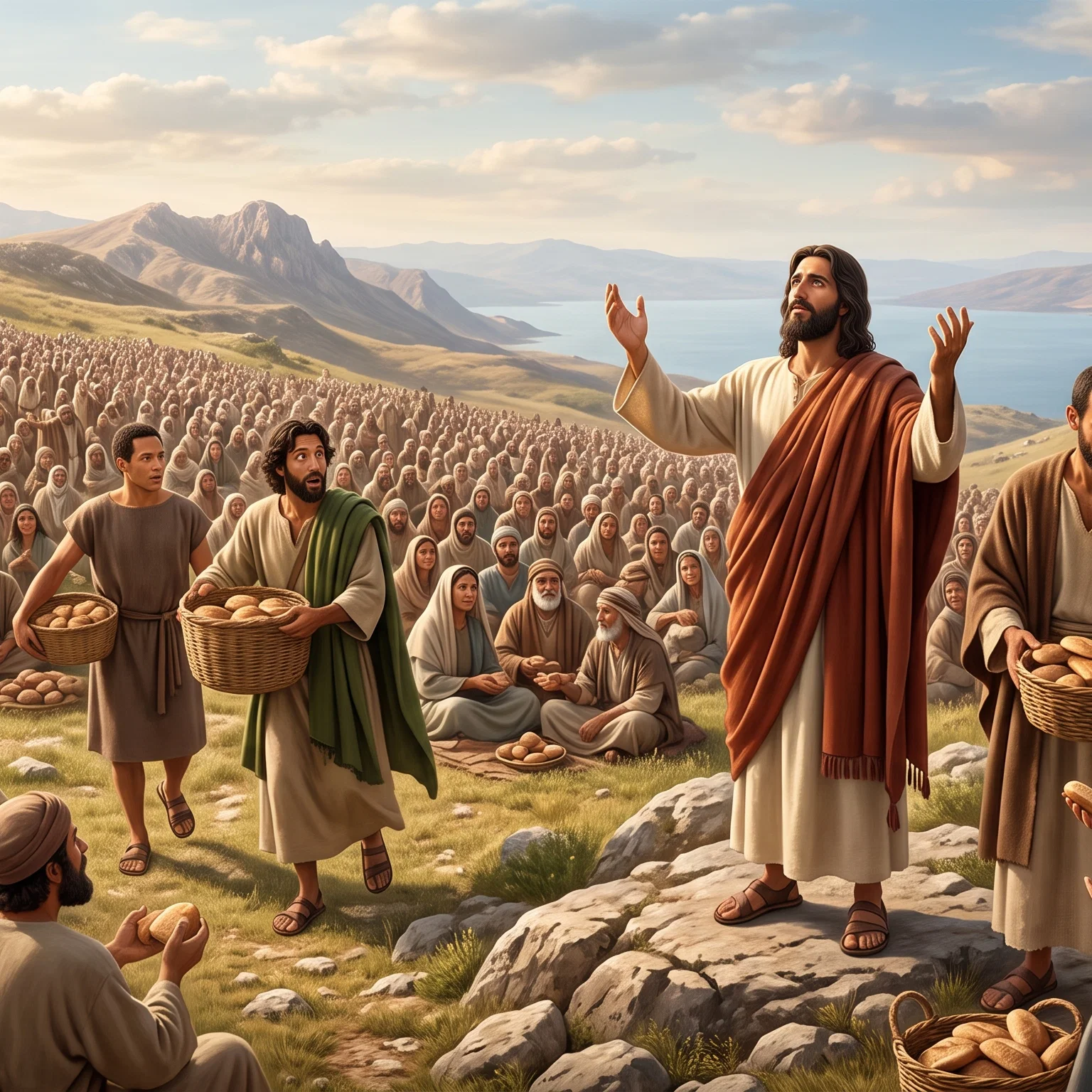 A Miraculous Feast on the Hillside