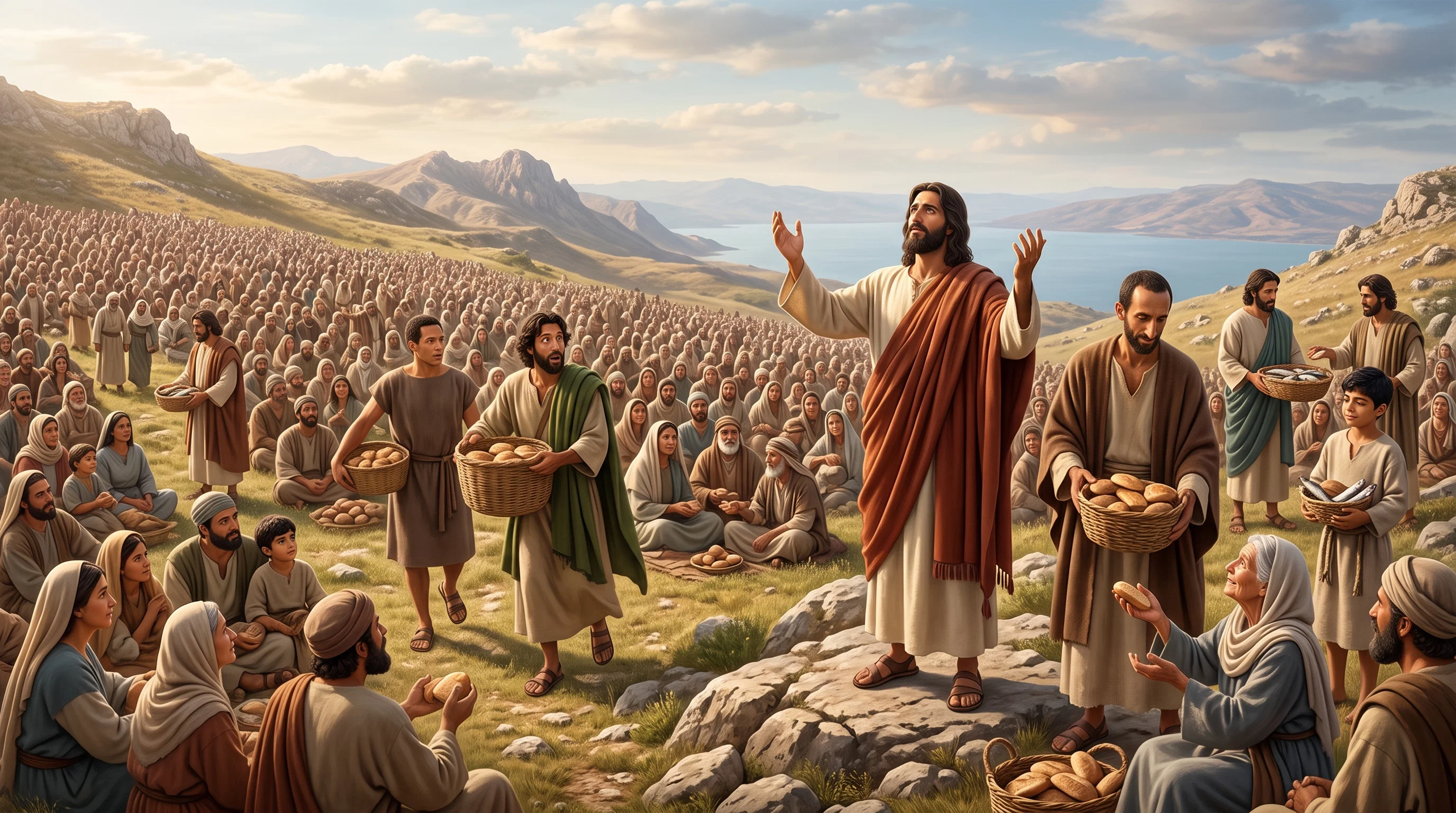 A Miraculous Feast on the Hillside
