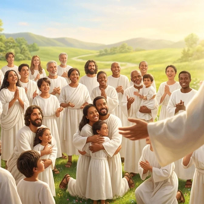 A Joyous Reunion in Heaven