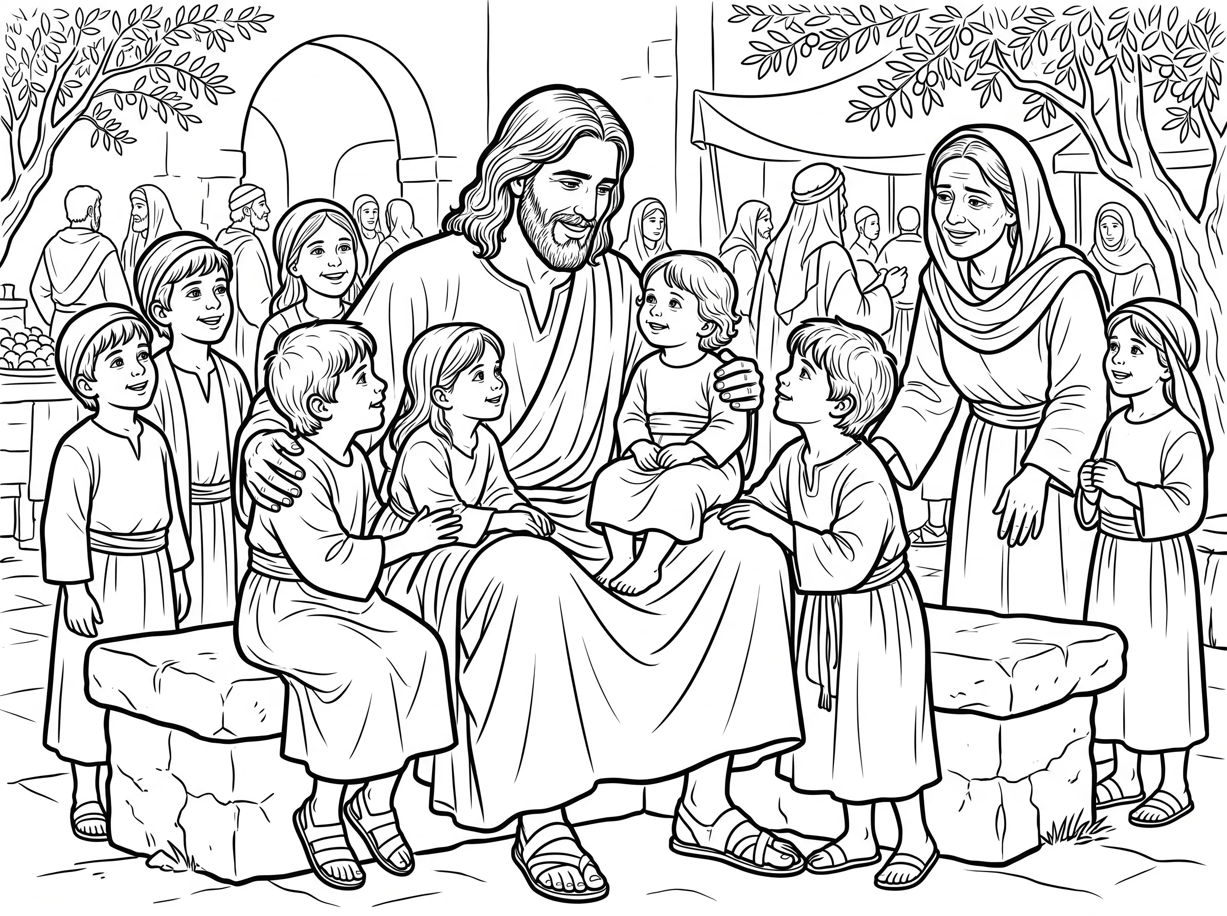 The Gentle Shepherd and Little Ones