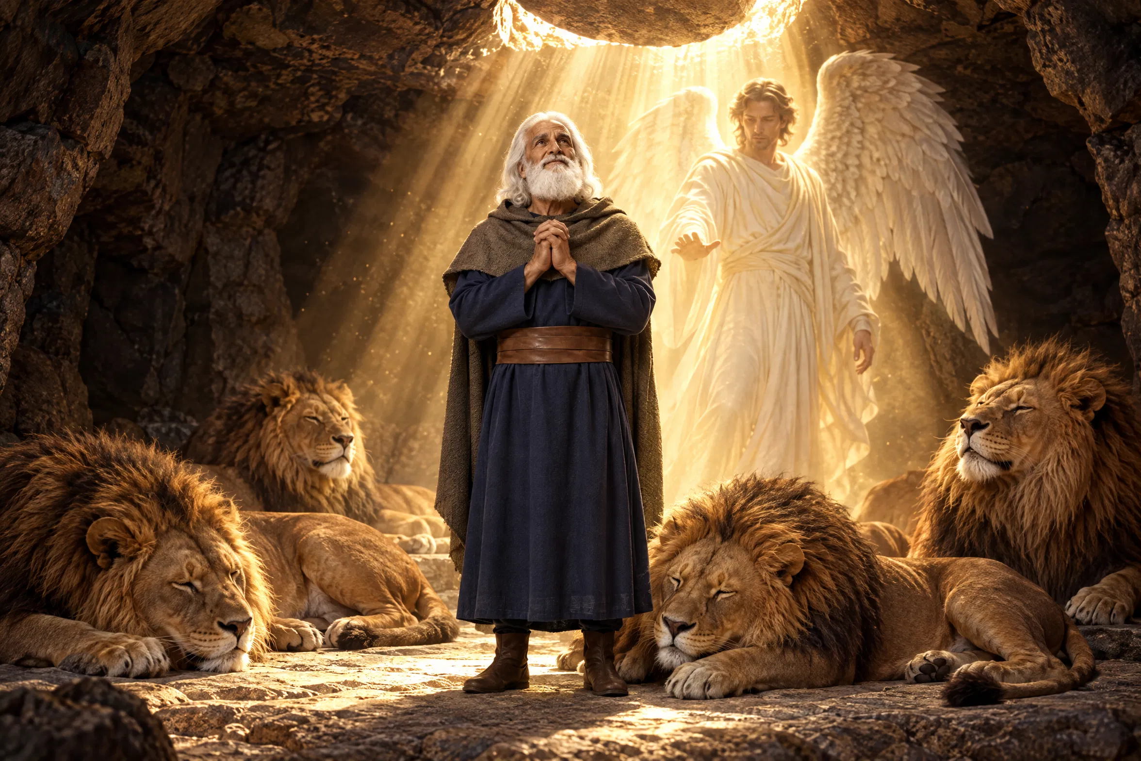 Divine Peace Within the Lions Den