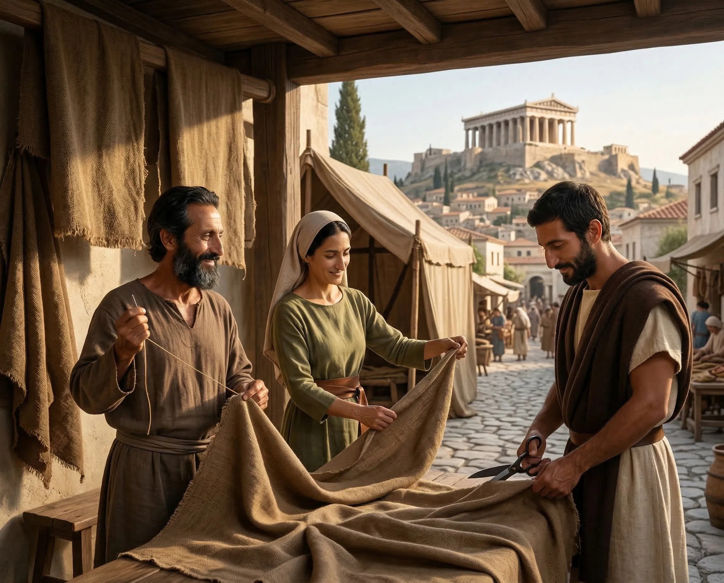 Tentmakers Meeting in Ancient Corinth