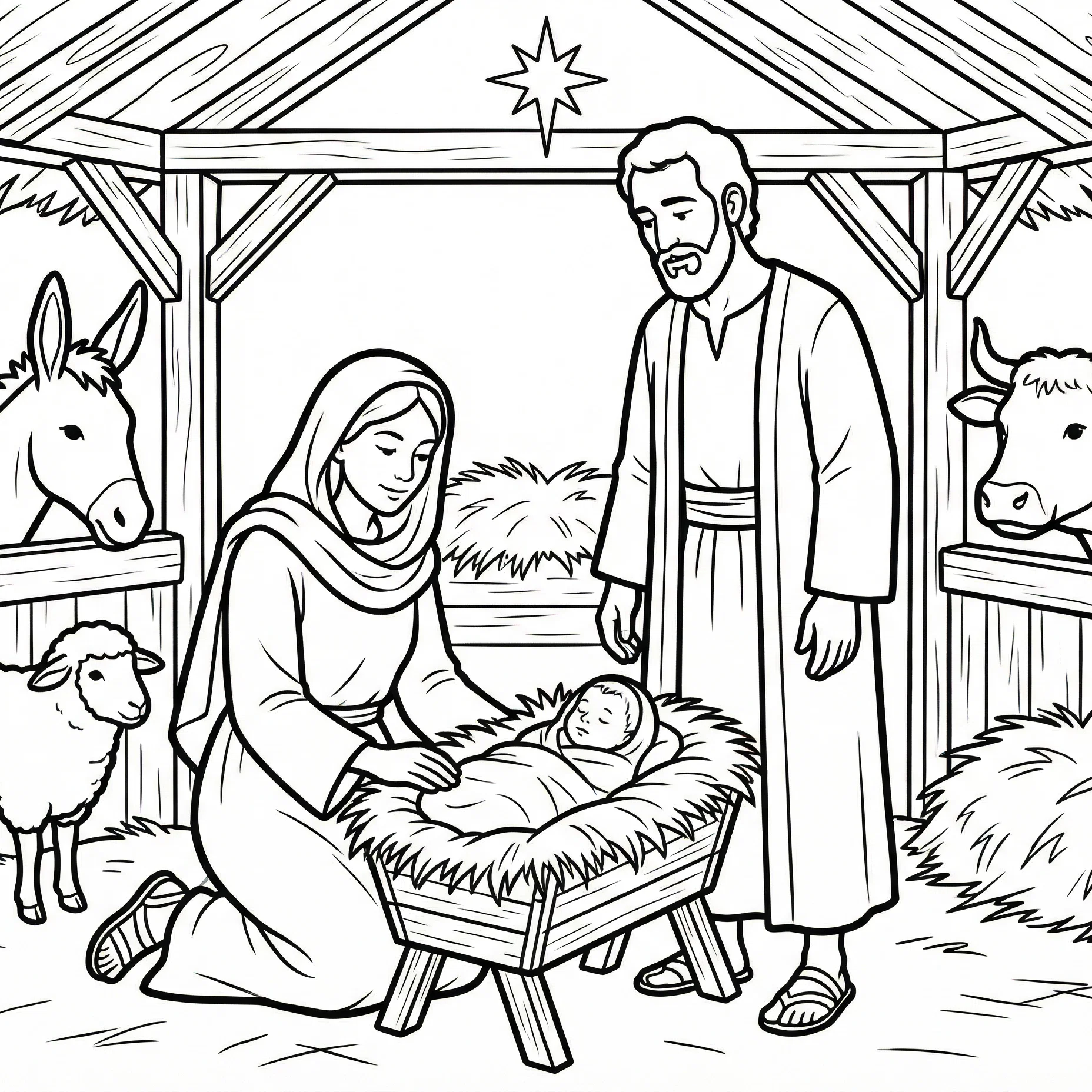 The Holy Night of Divine Birth