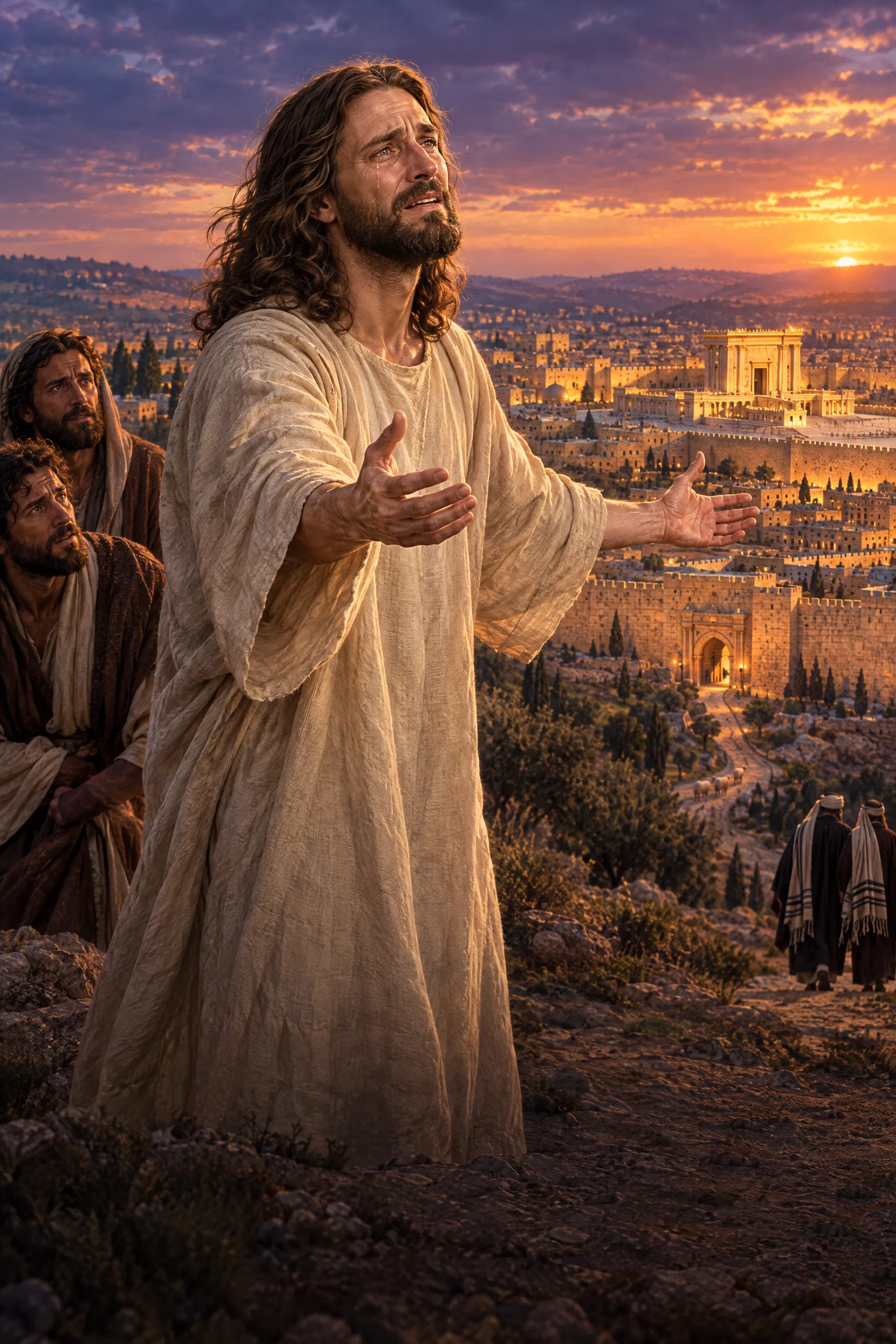 Jesus Weeps Over Jerusalem