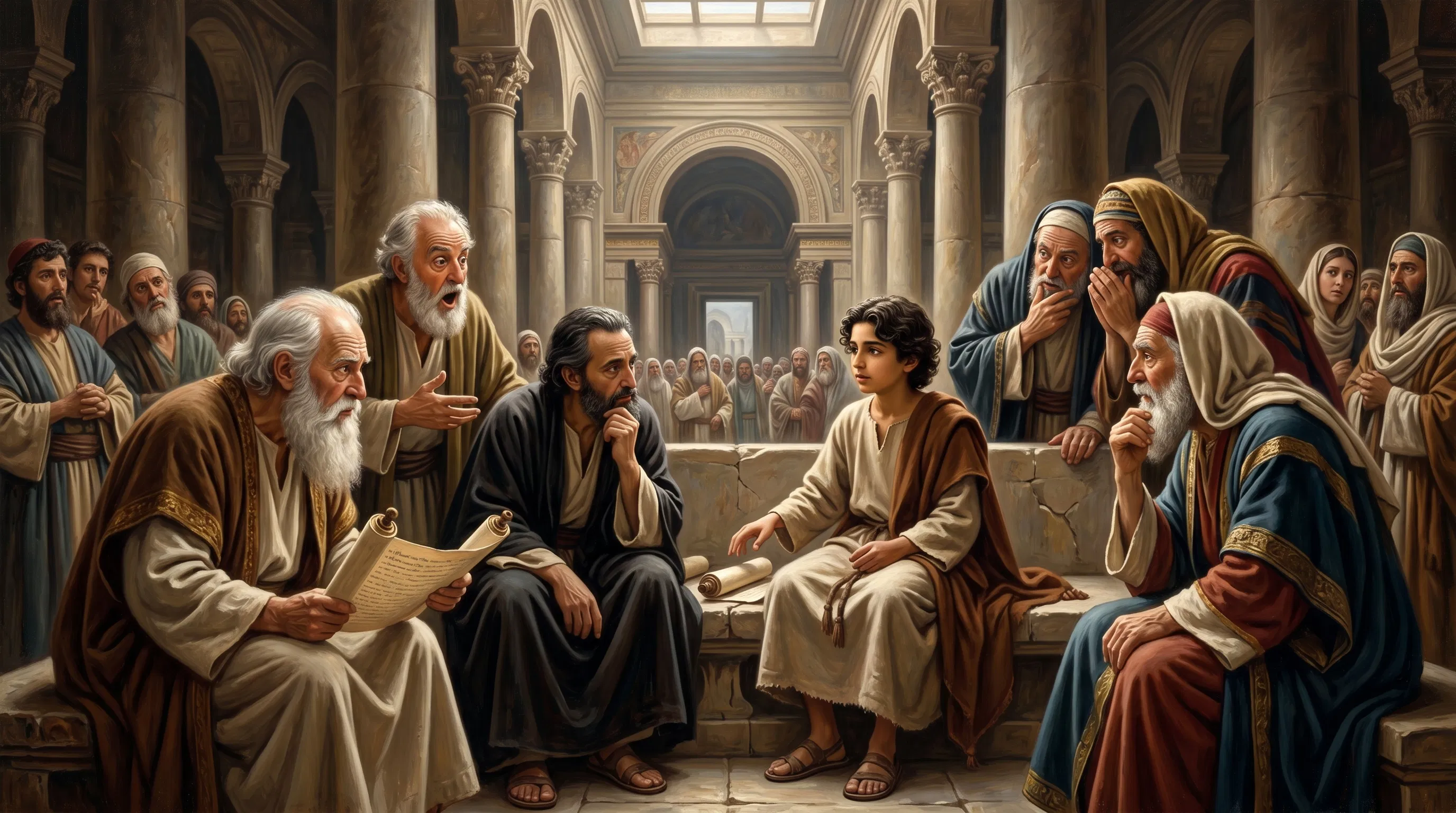 The Boy Jesus Among the Teachers in the Temple