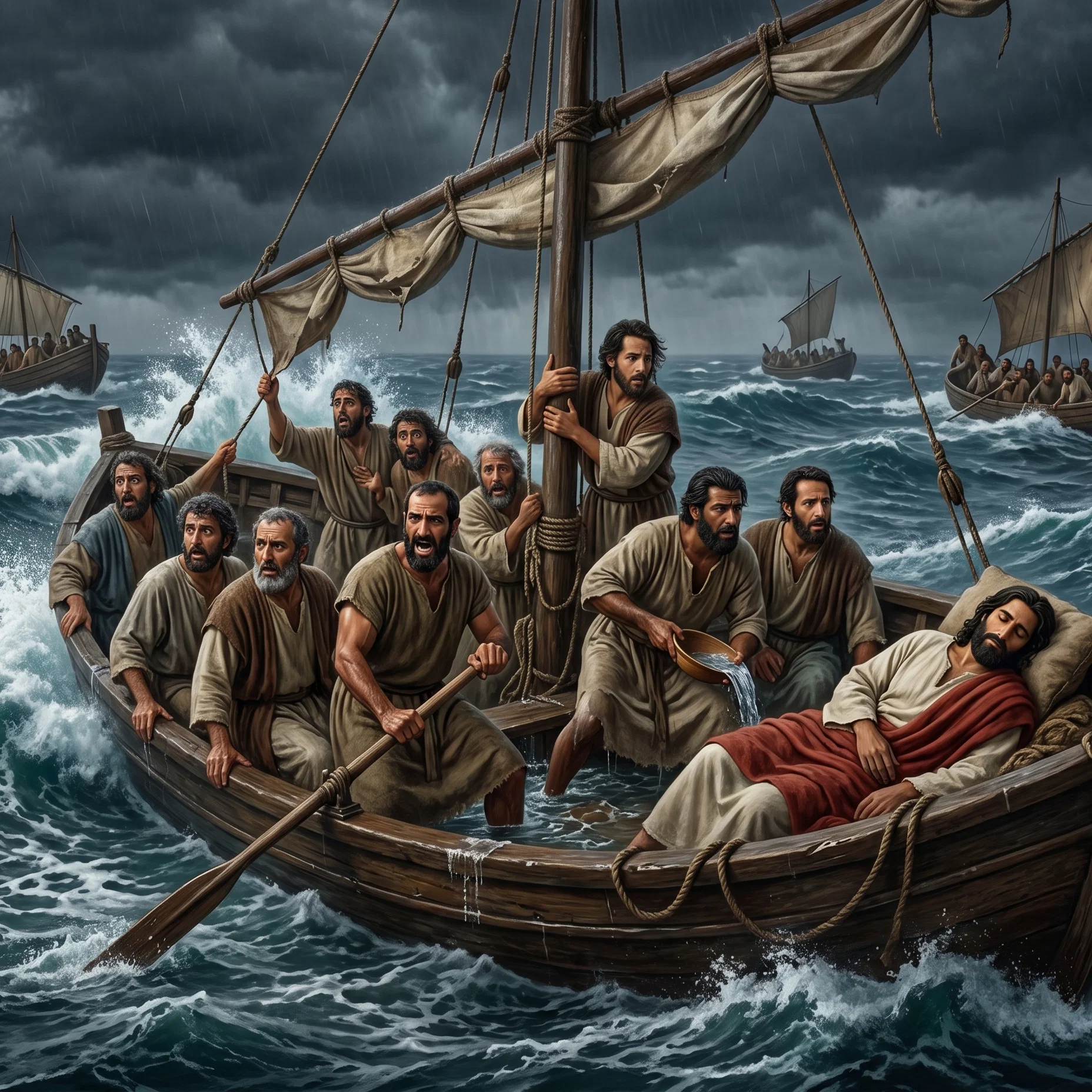 Peace Amidst the Raging Galilee Storm