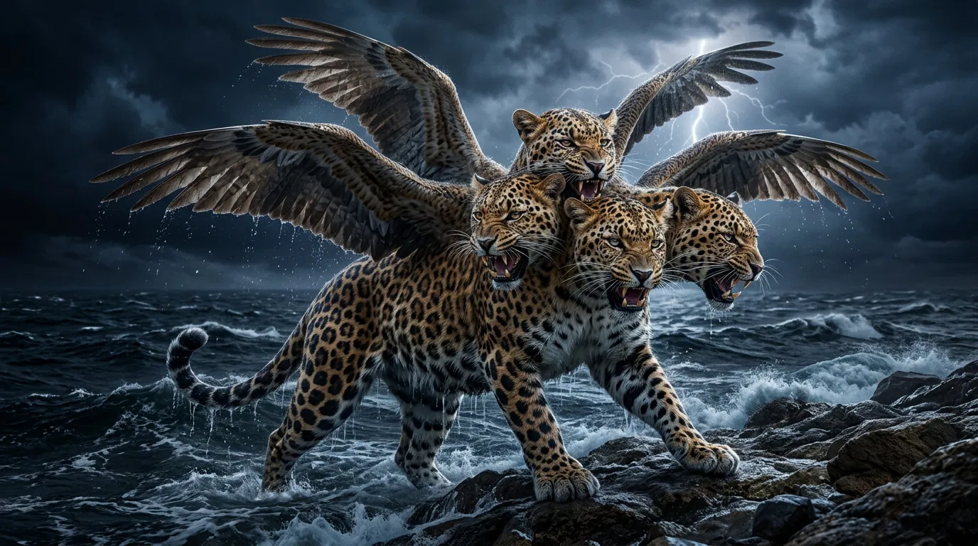The Four-Headed Winged Leopard of Daniel Seven