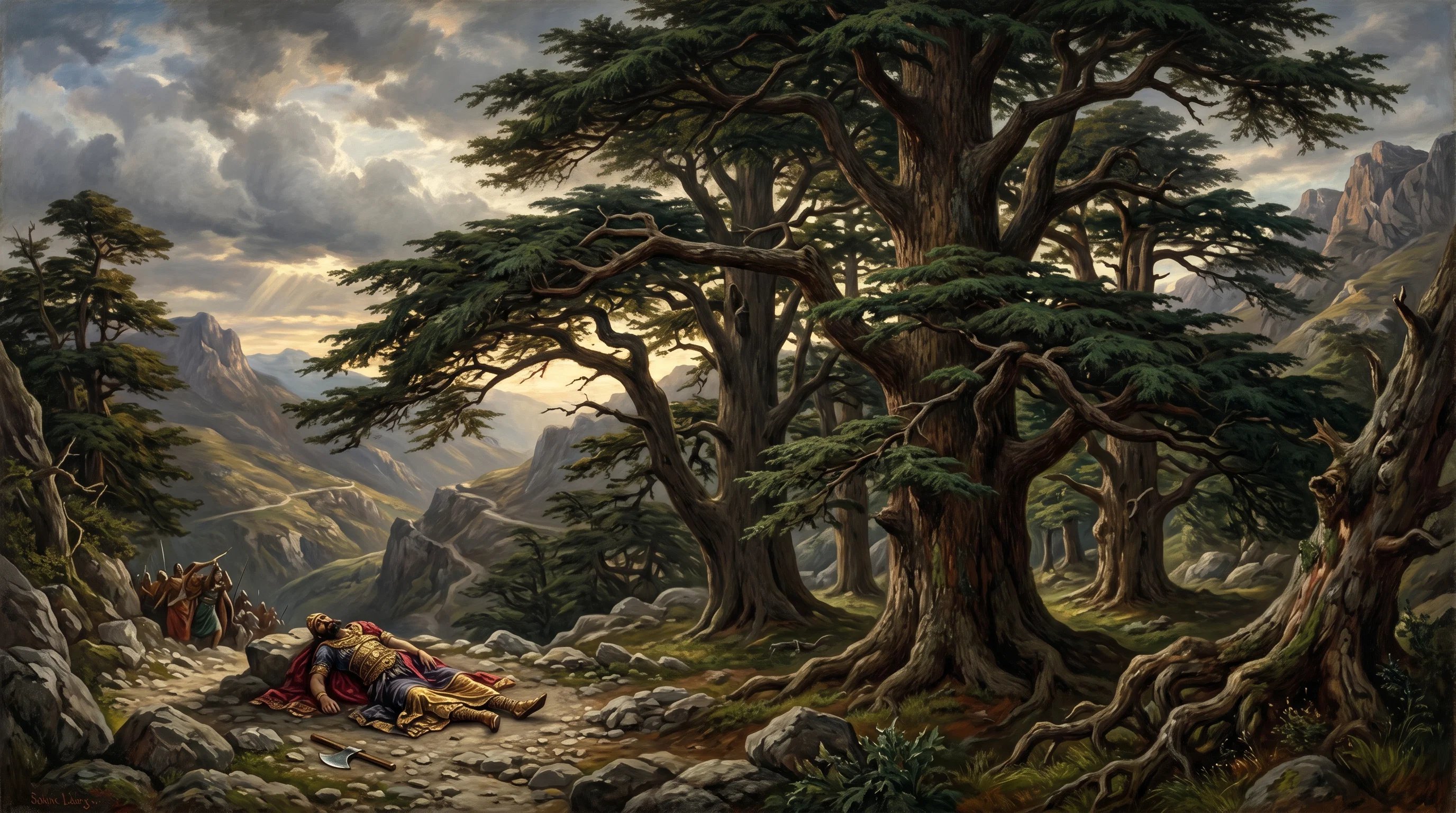 The Fallen Cedar of Lebanon
