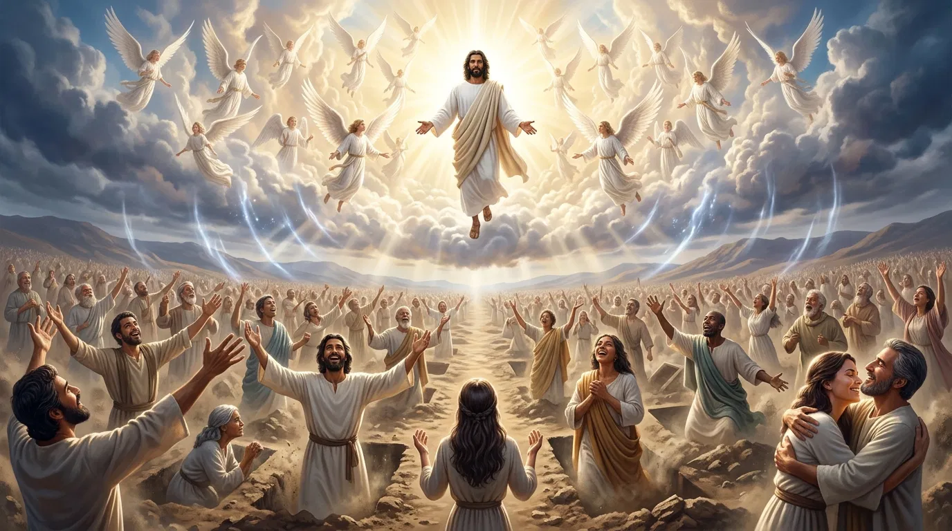 The Dead in Christ Rising at His Coming