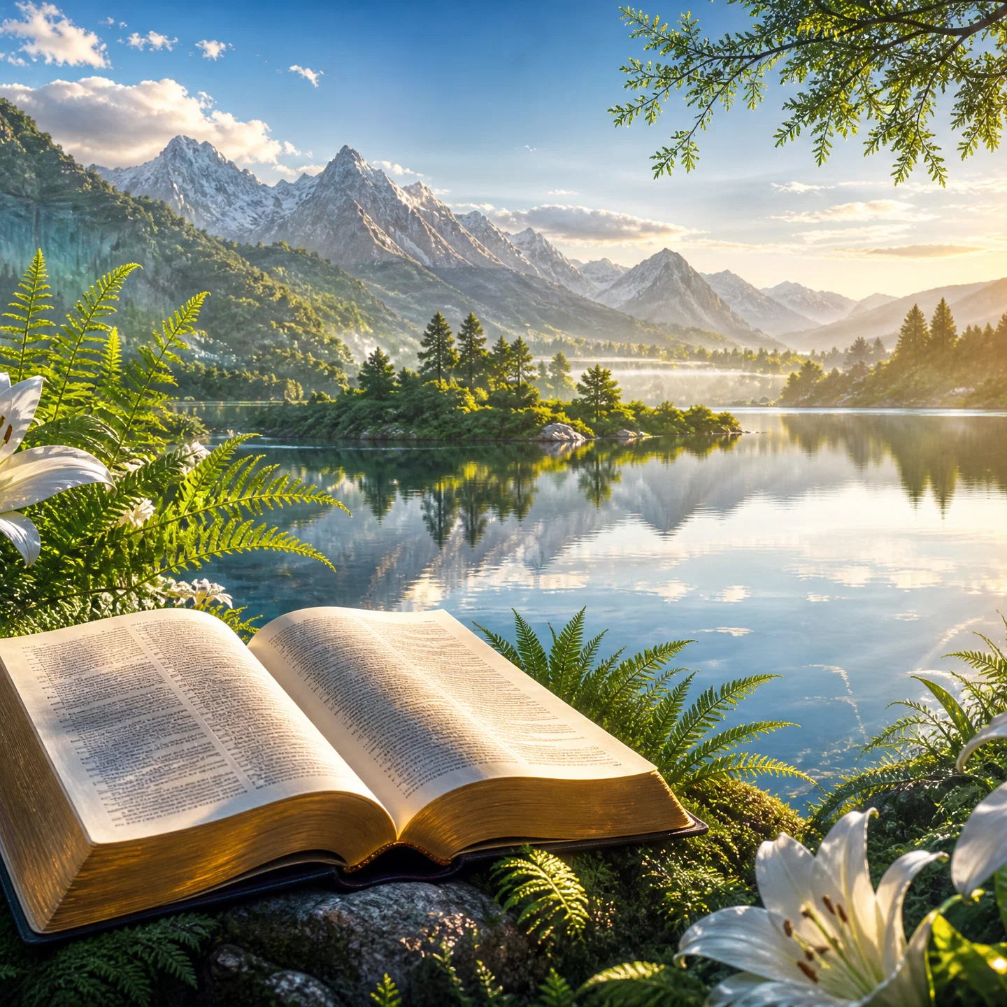 Sacred Morning Beside Still Waters