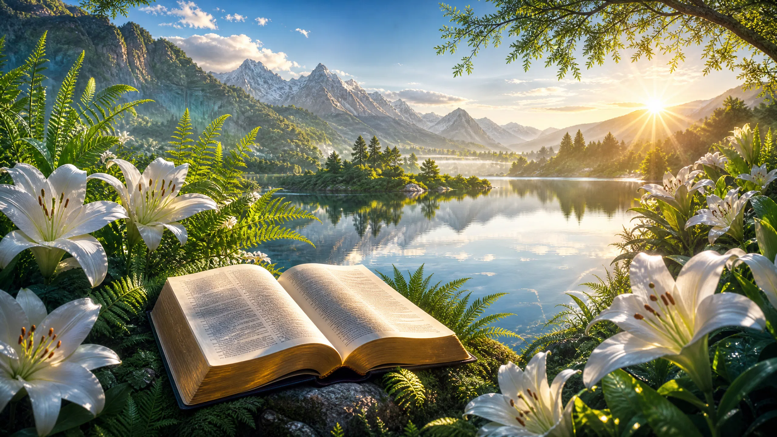 Sacred Morning Beside Still Waters