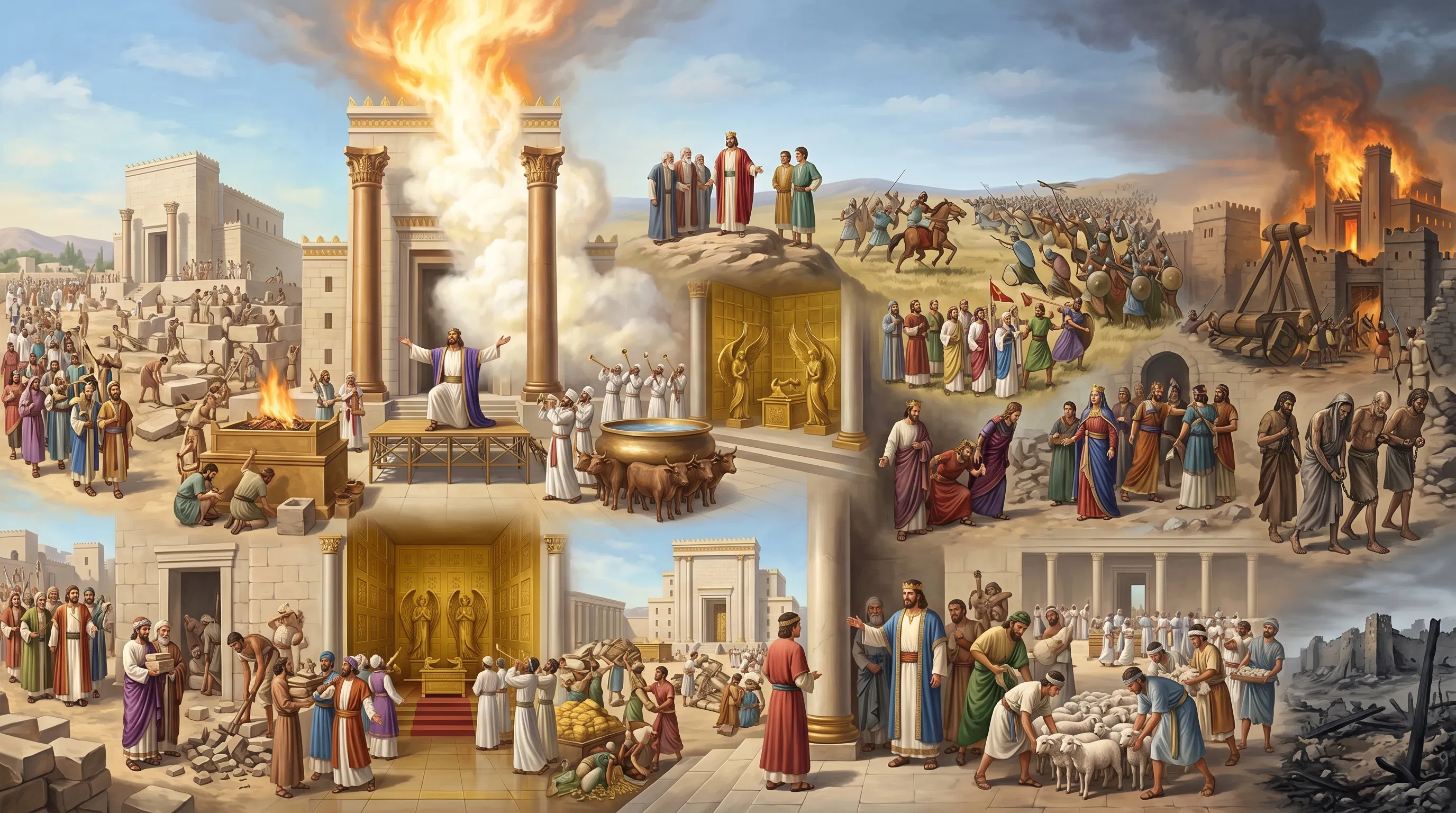 Scenes From Second Chronicles Blended Together
