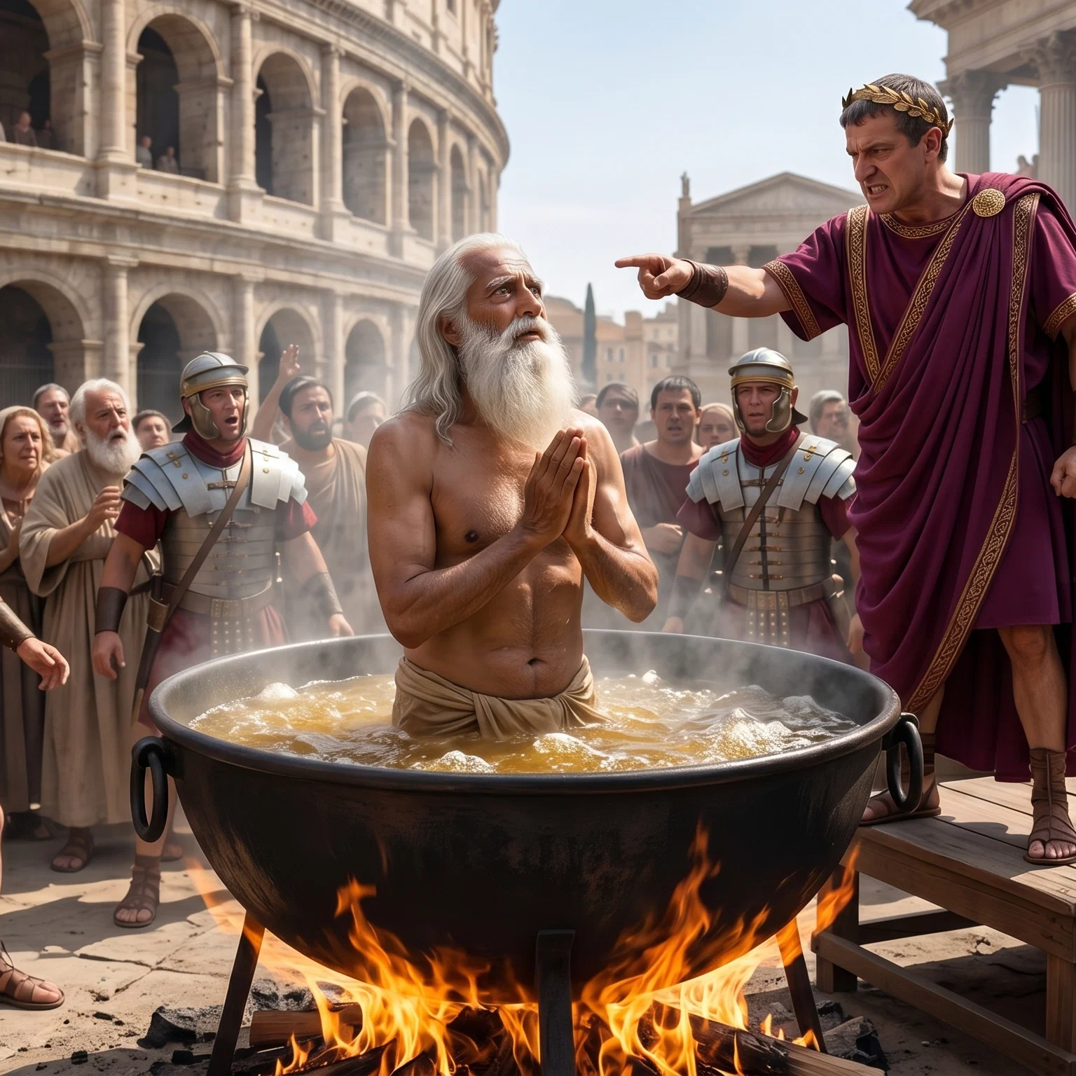 The Miracle of Apostle John in Oil