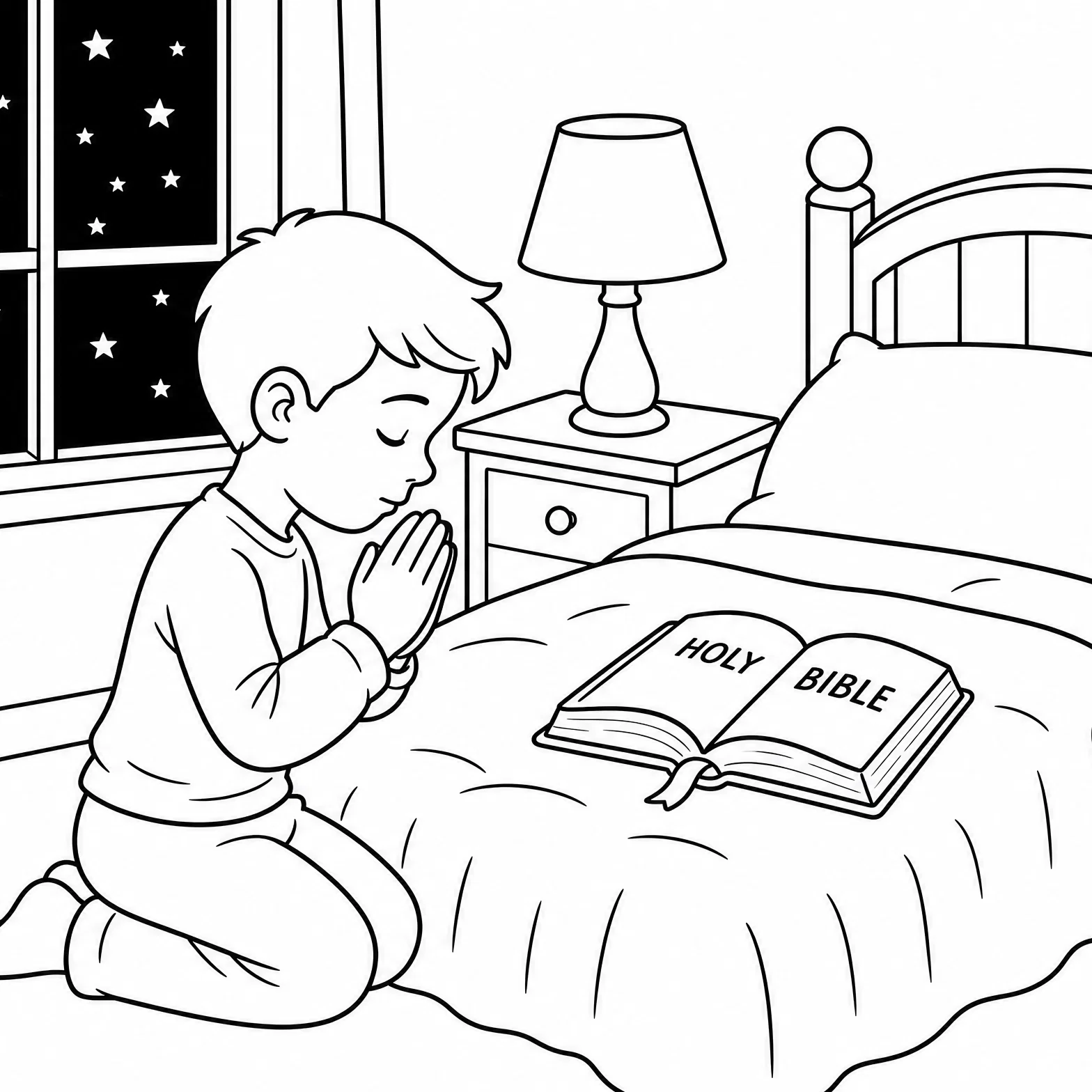 Evening Prayers Under Starlit Skies