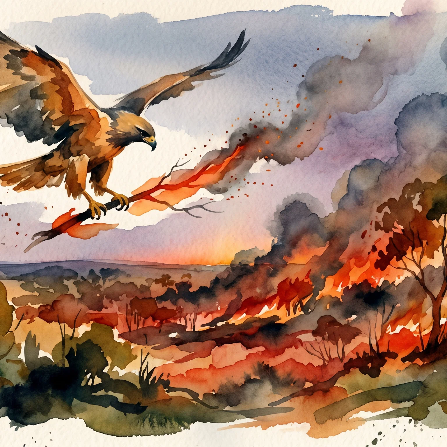 The Firehawk of Australia