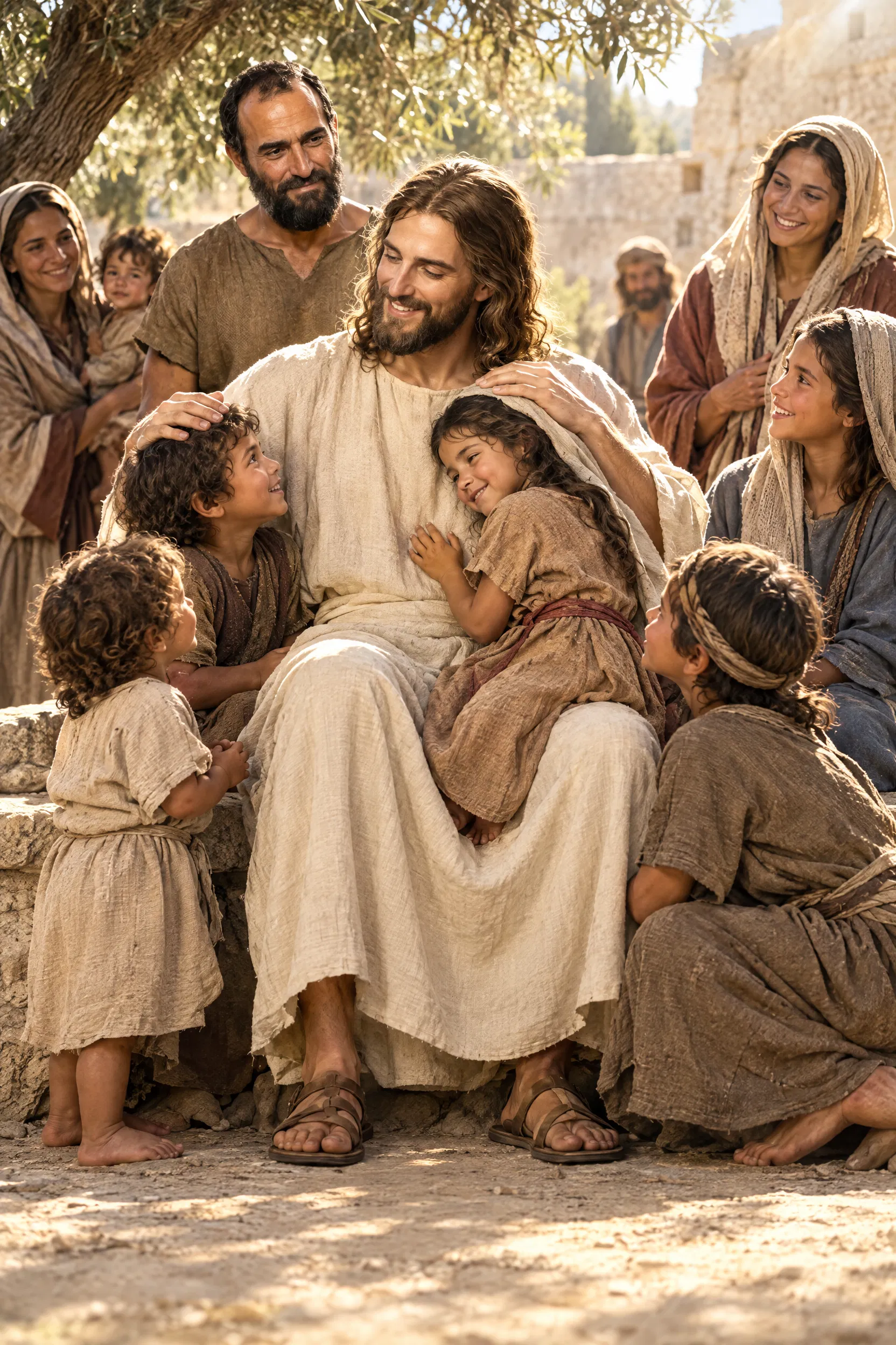 Jesus Blesses the Little Children