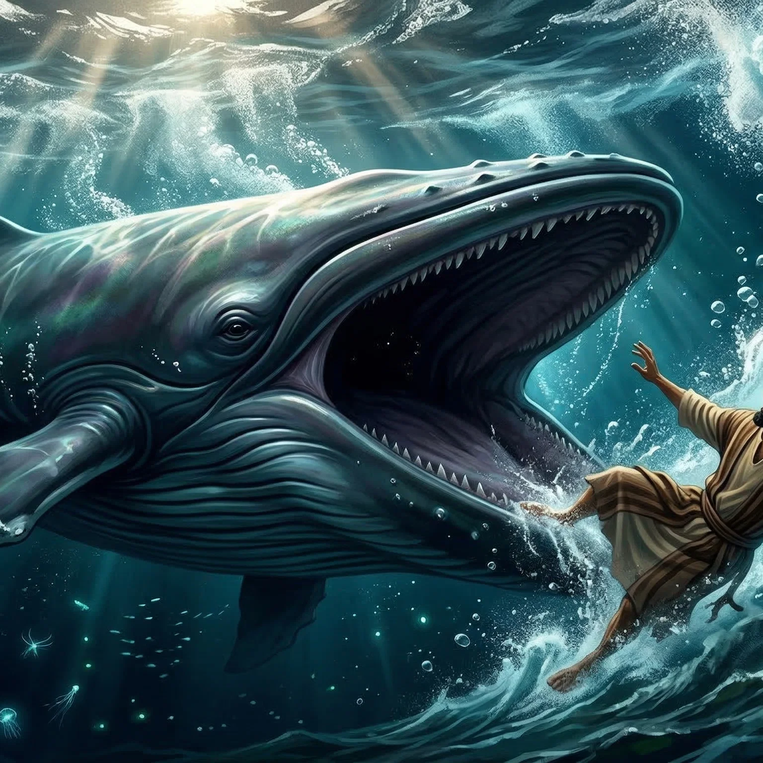 The Great Whale Swallows Jonah
