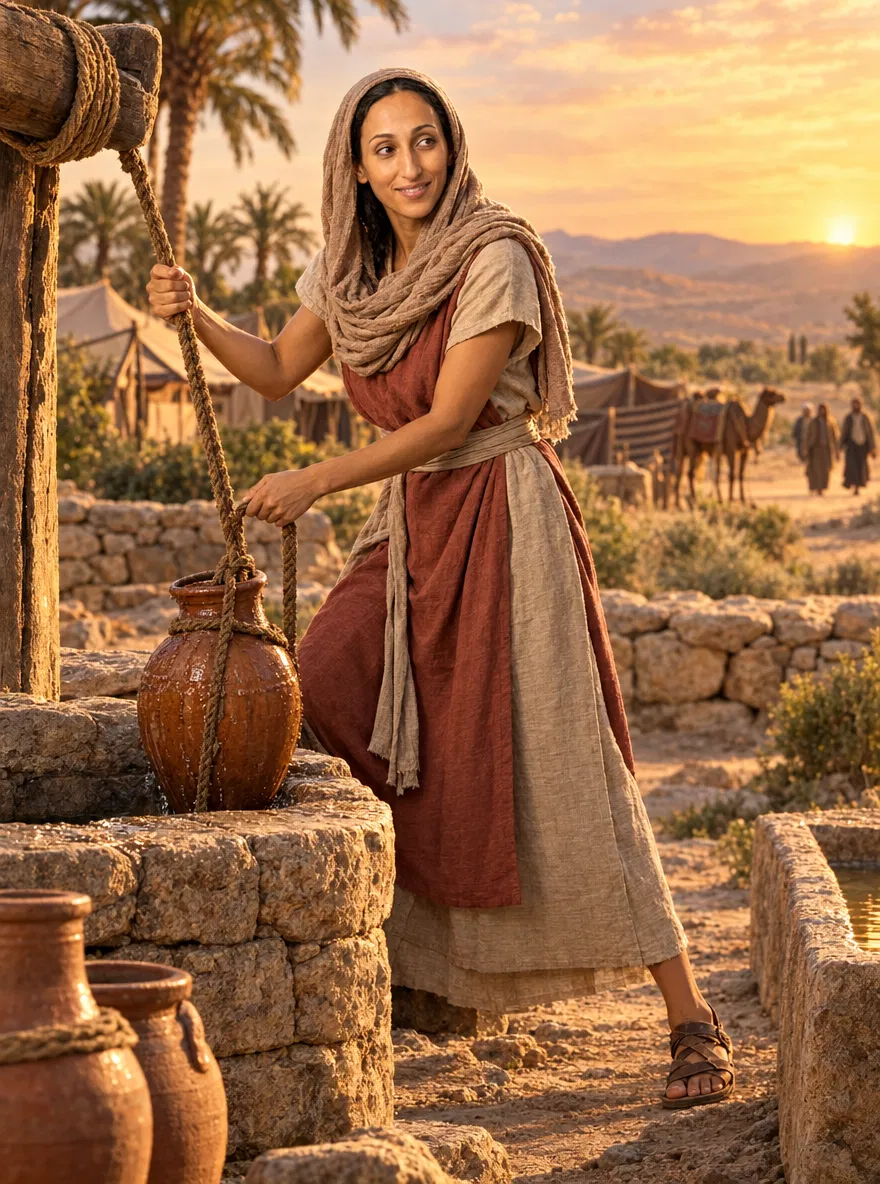 Rebekah Drawing Water at the Well