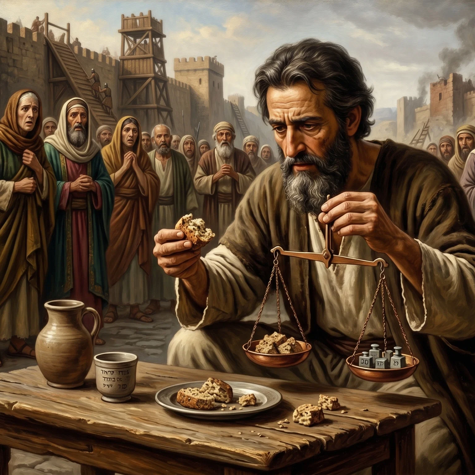 The Prophet Ezekiel Measuring His Portion