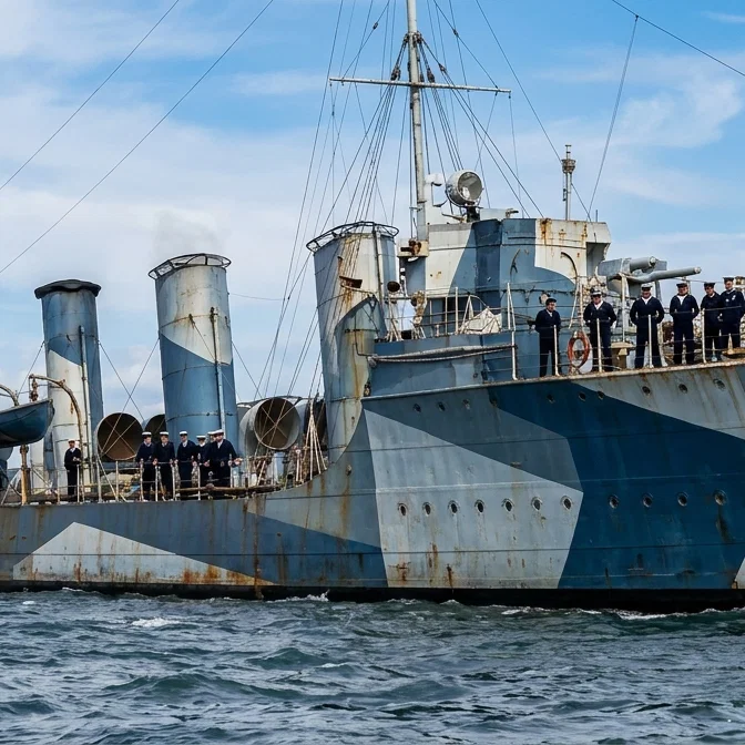 A Vessel Through The Parting Waters